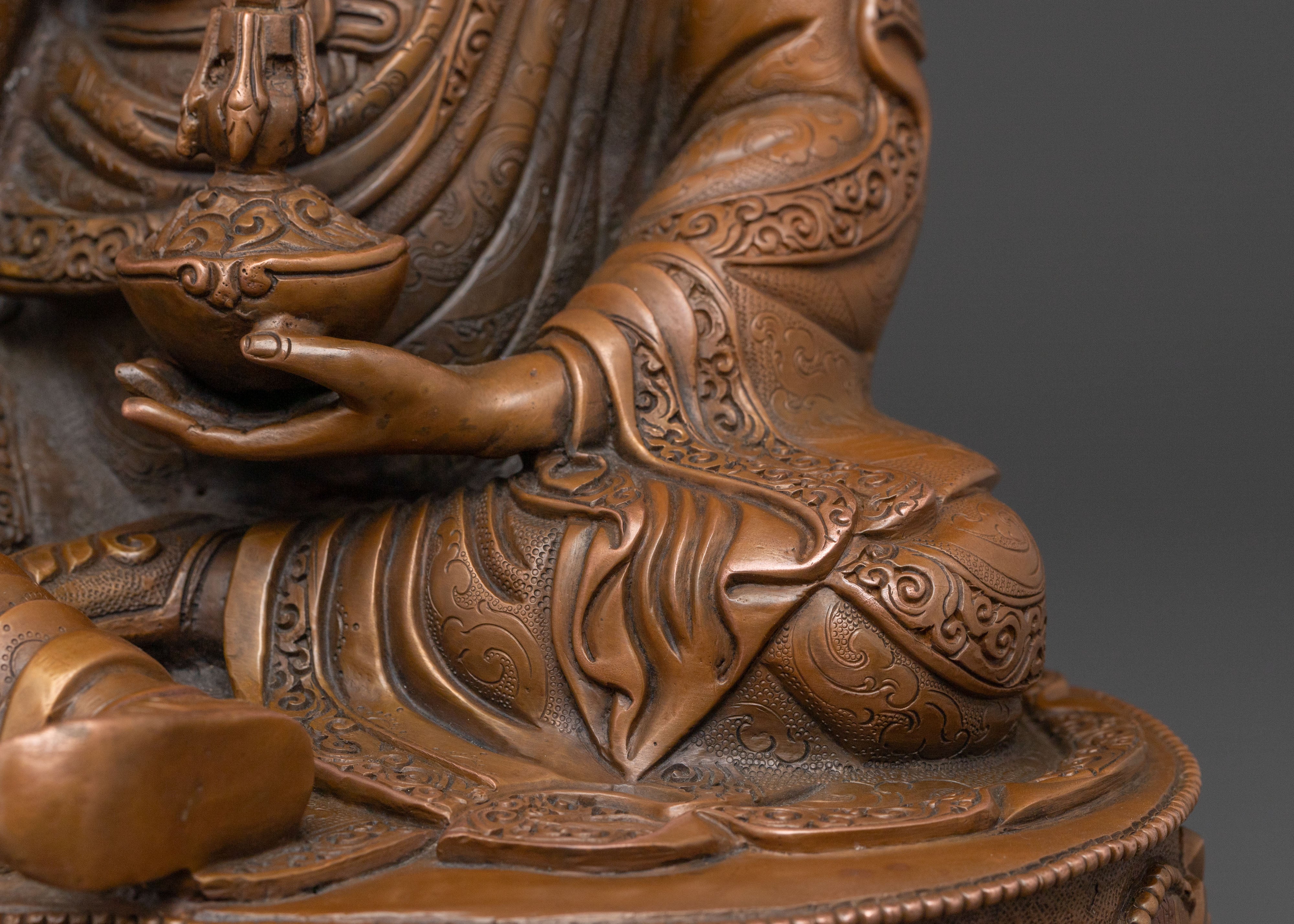 Guru Rinpoche Altar Sculpture | Spiritual Decor
