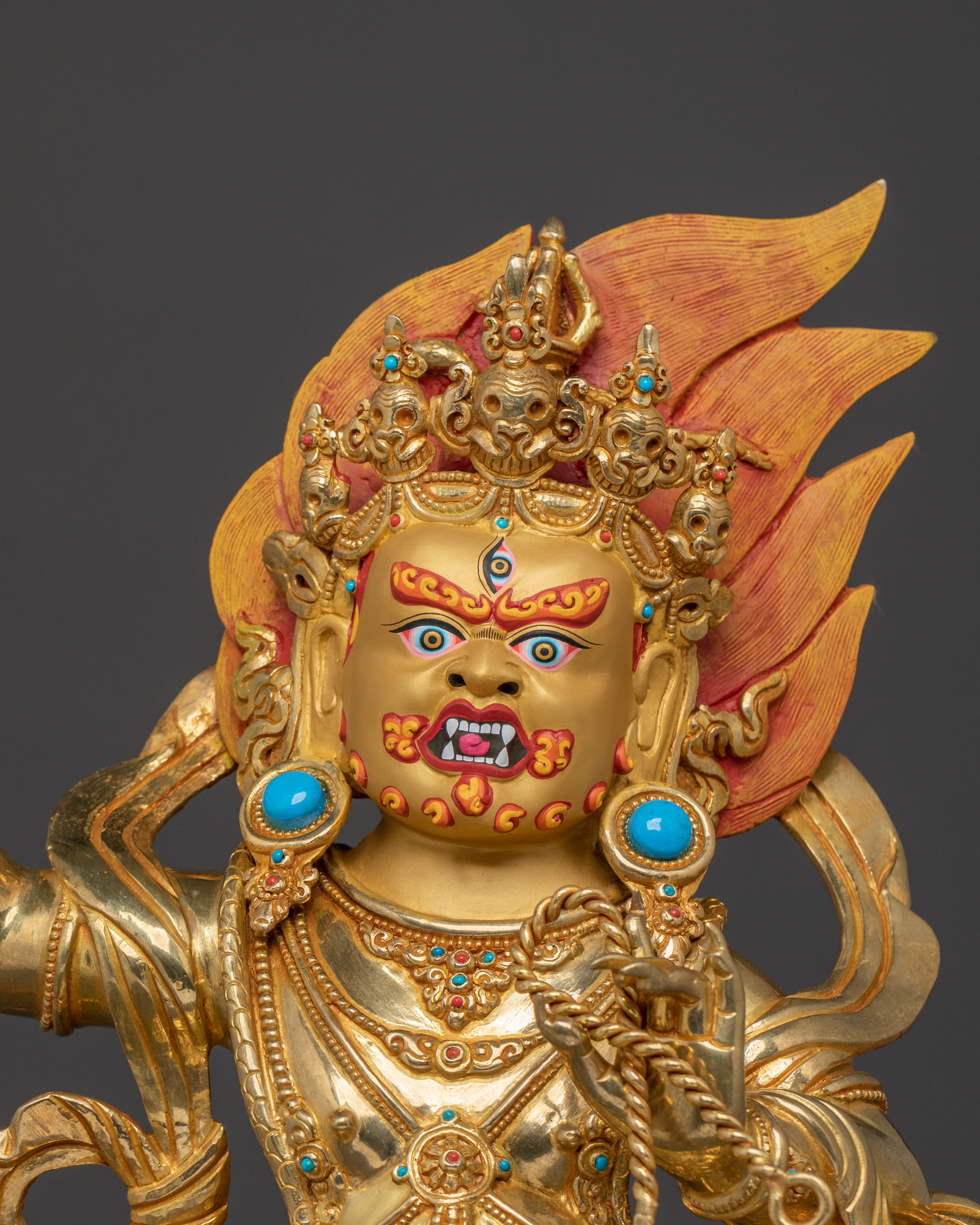 Vajrapani Protector Statue | Protector Buddha Altar Decor