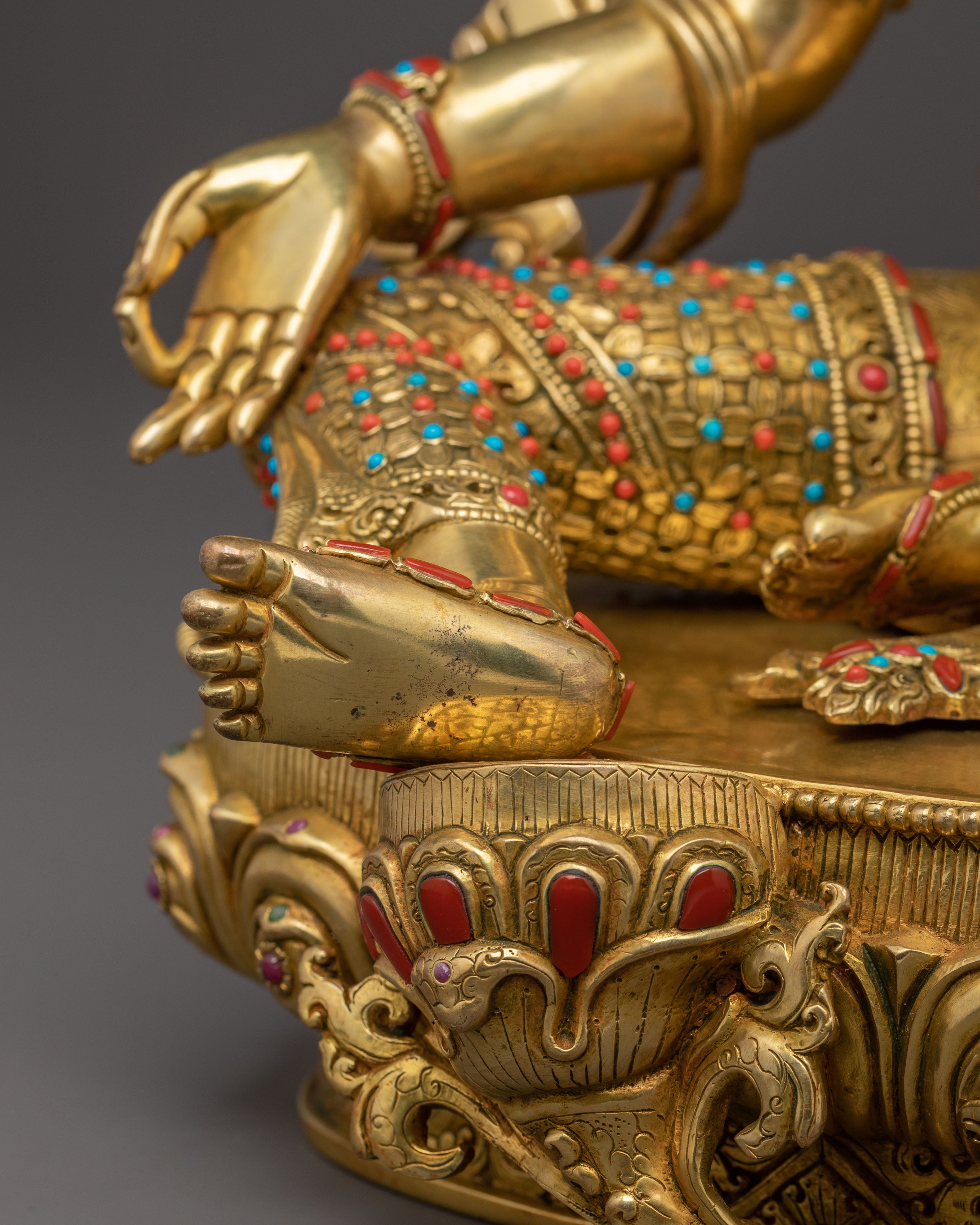 Mother Green Tara Sacred Statue | Spiritual Serenity