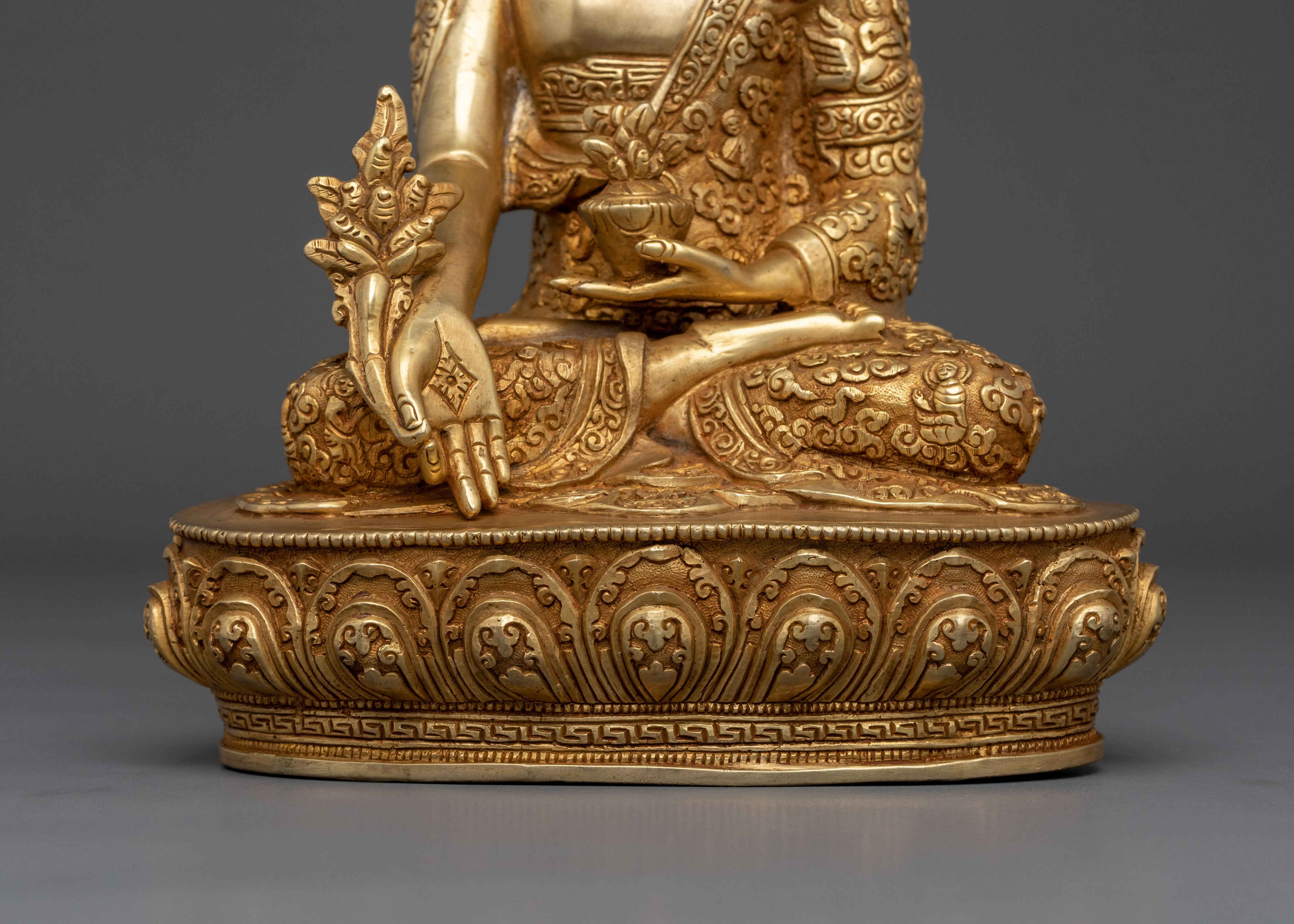 Handmade Medicine Buddha Statue | Healing Deity