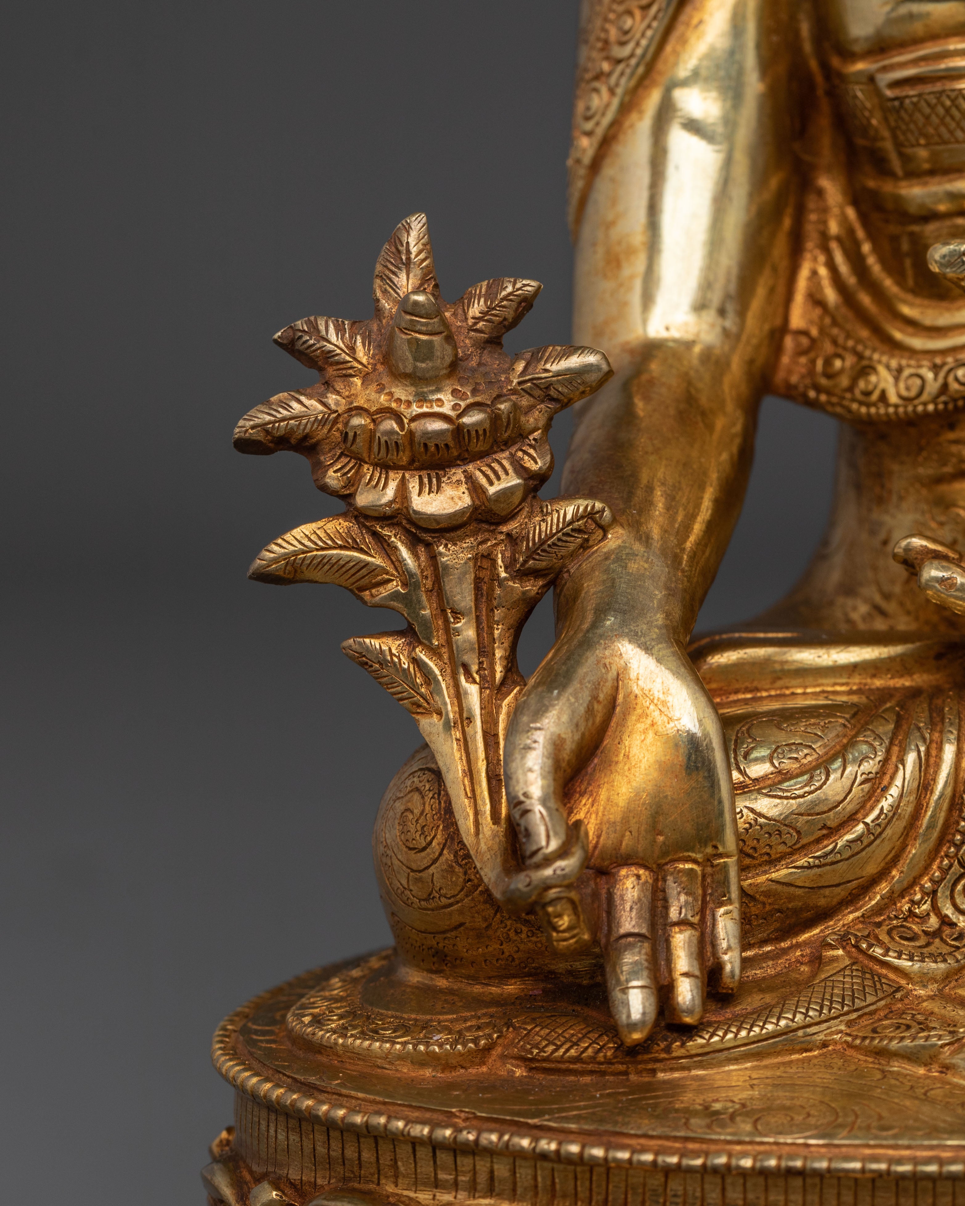 Handmade Medicine Buddha Statue | Home Decor