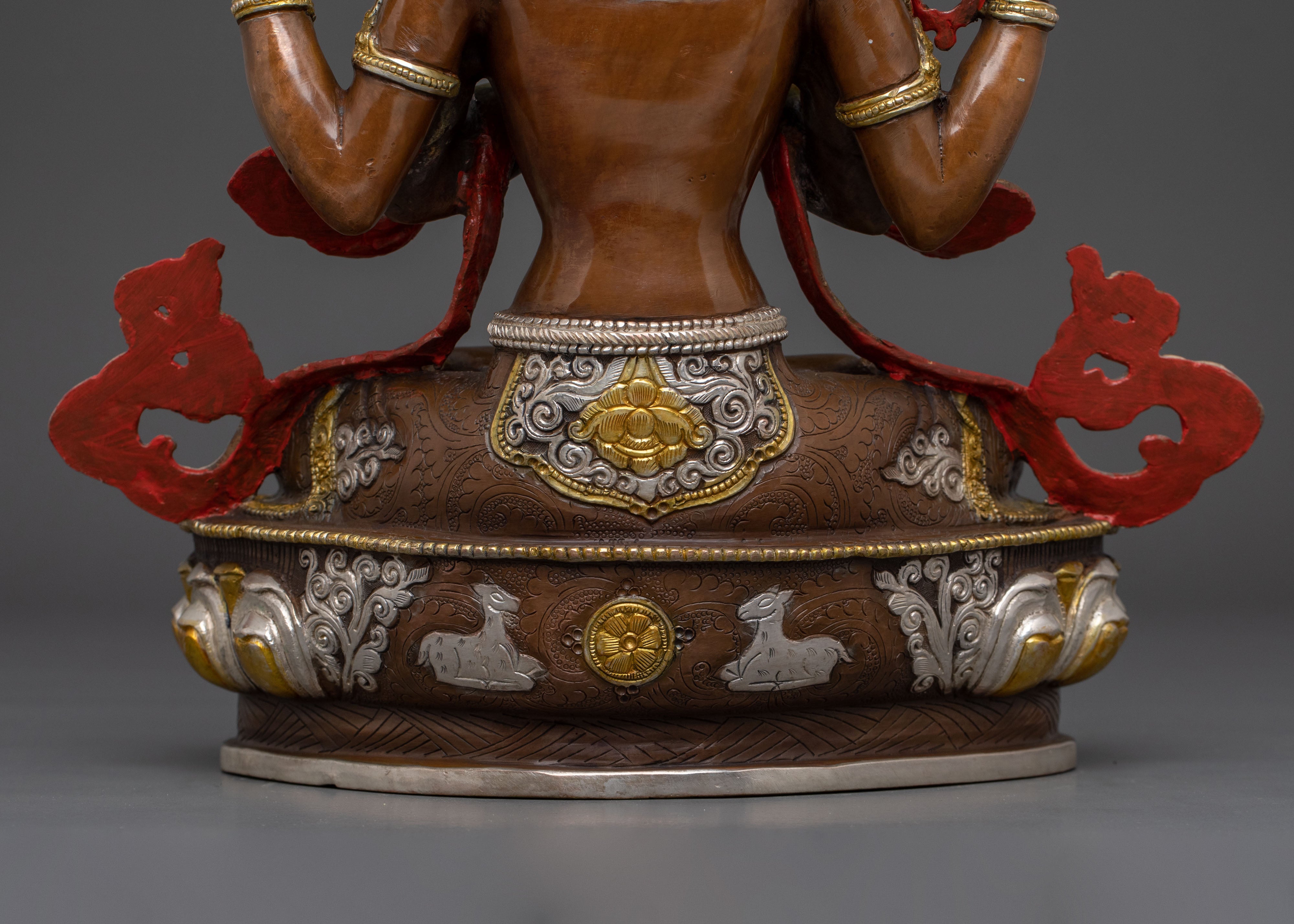 Chenrezig Four Armed Statue | Tibetan Buddhist Deity of Universal Compassion