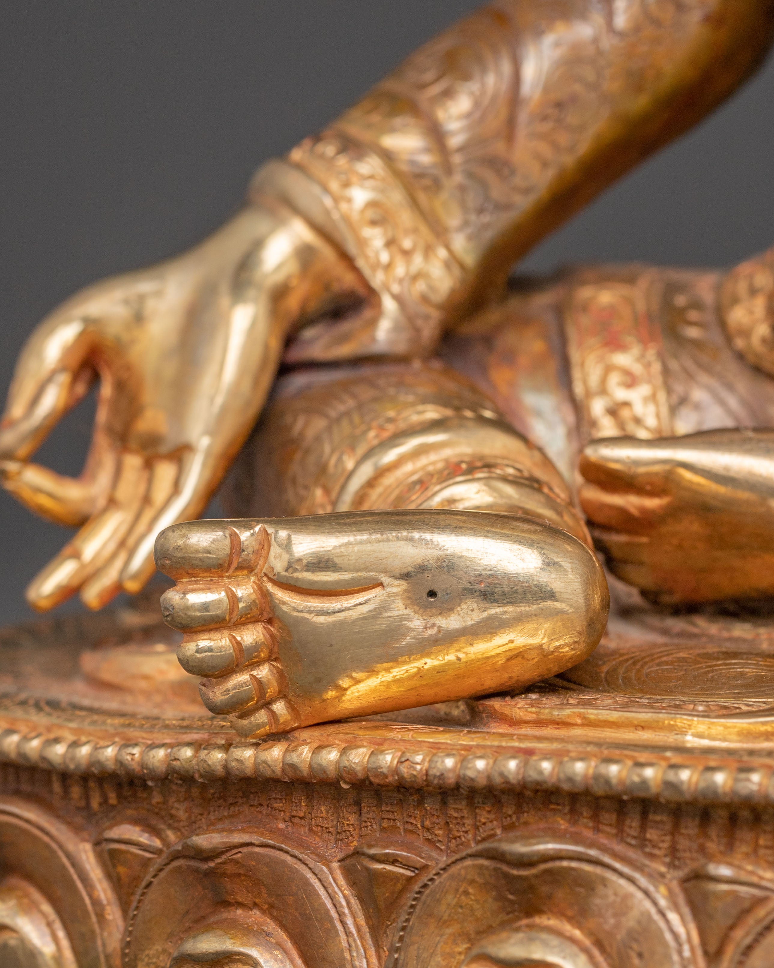 Jigme Lingpa Copper Statue | Tibetan Buddhist Master