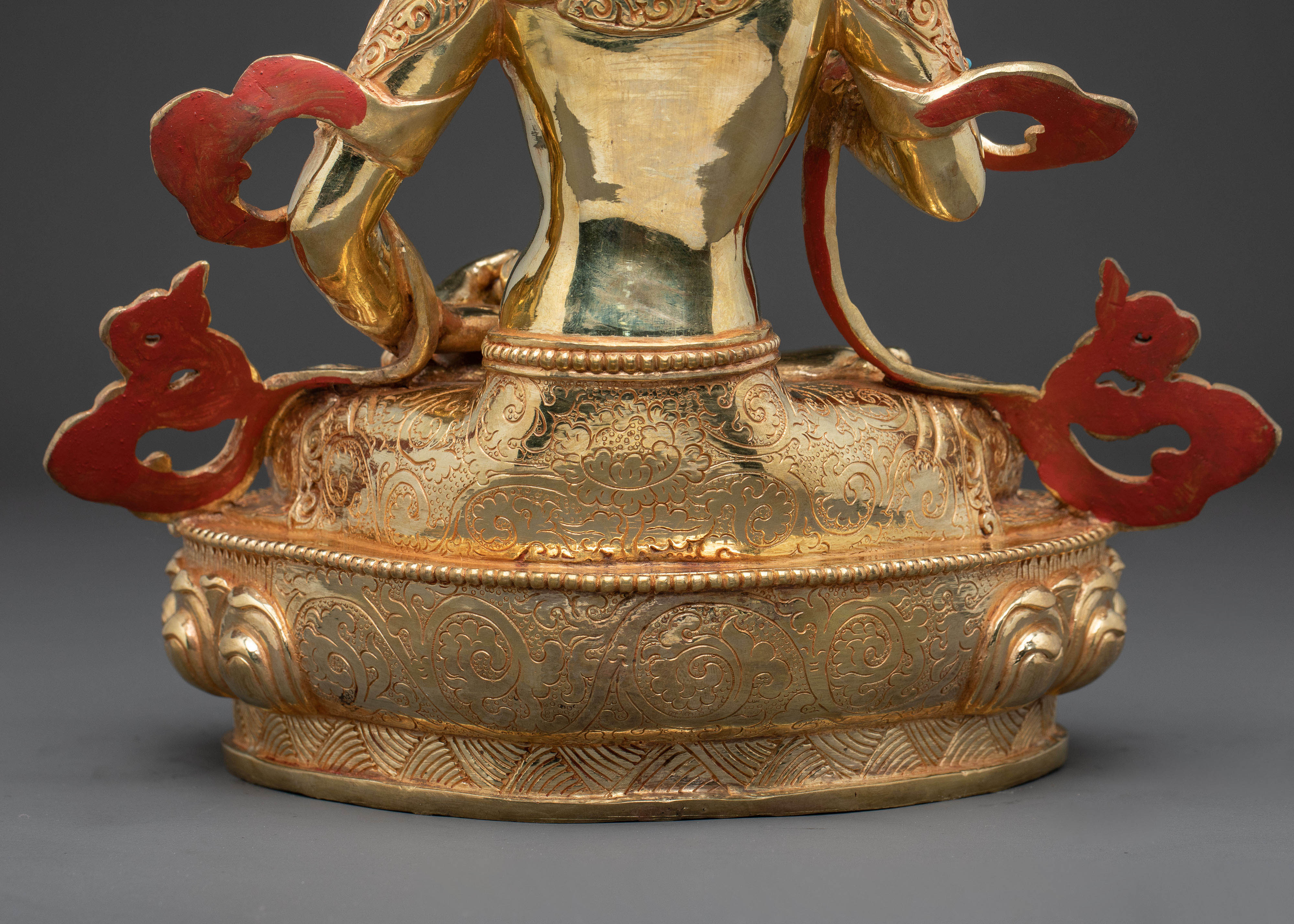 Vajrasattva Buddha | 24k Gold Gilded Figure