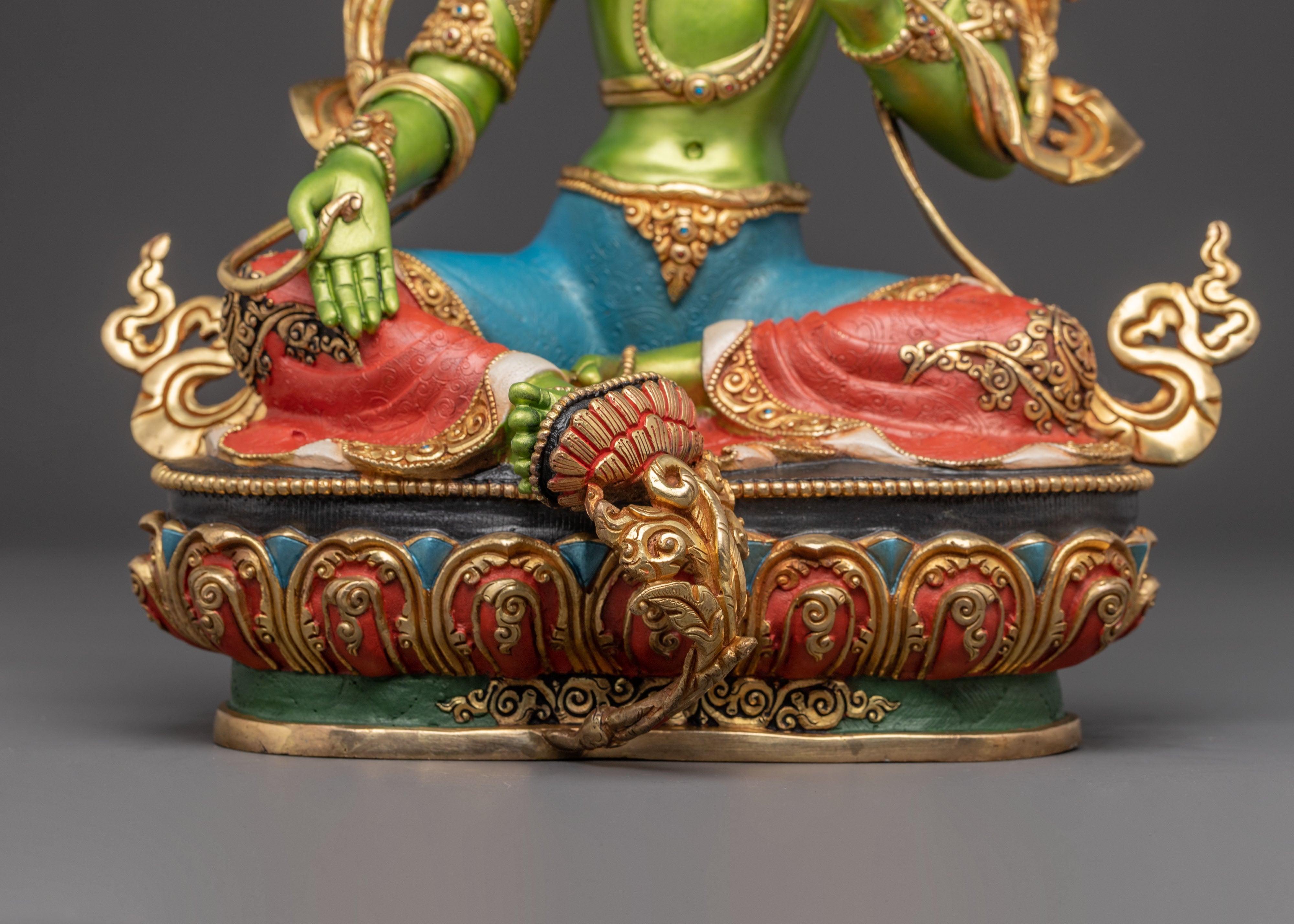Sacred Statue of Mother Green Tara | Compassionate Protector