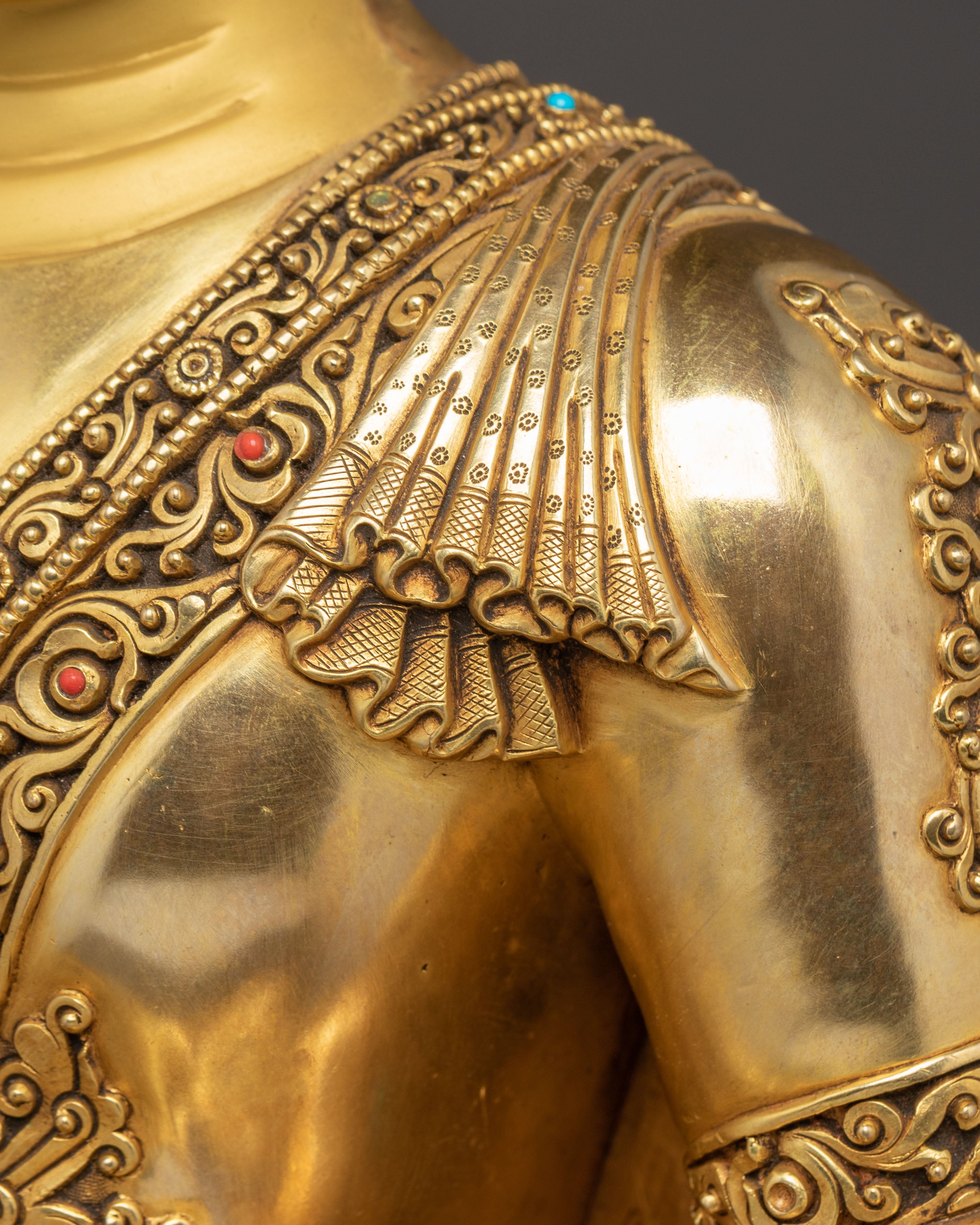 Radiant Statue of Historical Shakyamuni Buddha | Founder of Buddhism