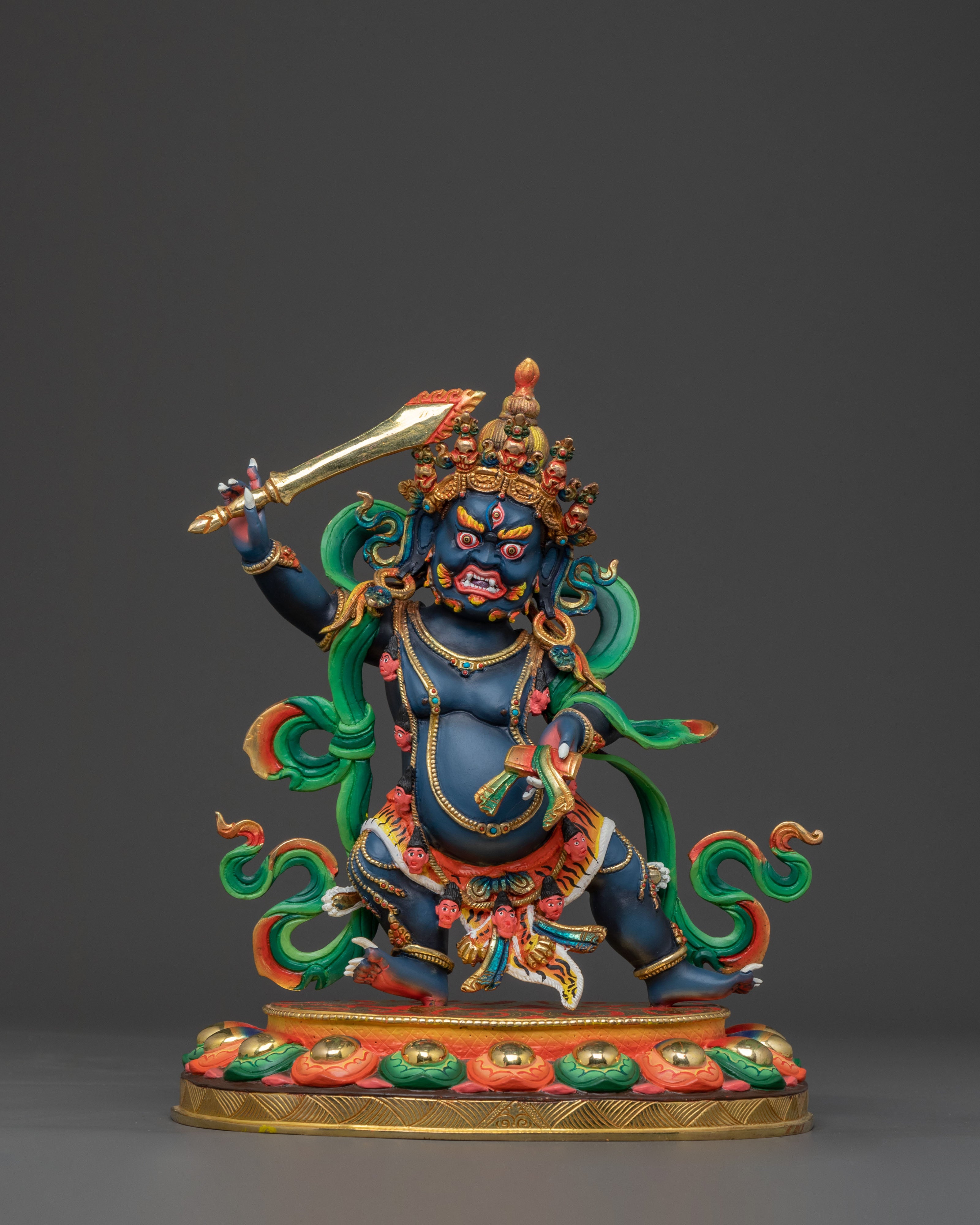 Black Manjushri Spiritual Statue | Symbol of Strength