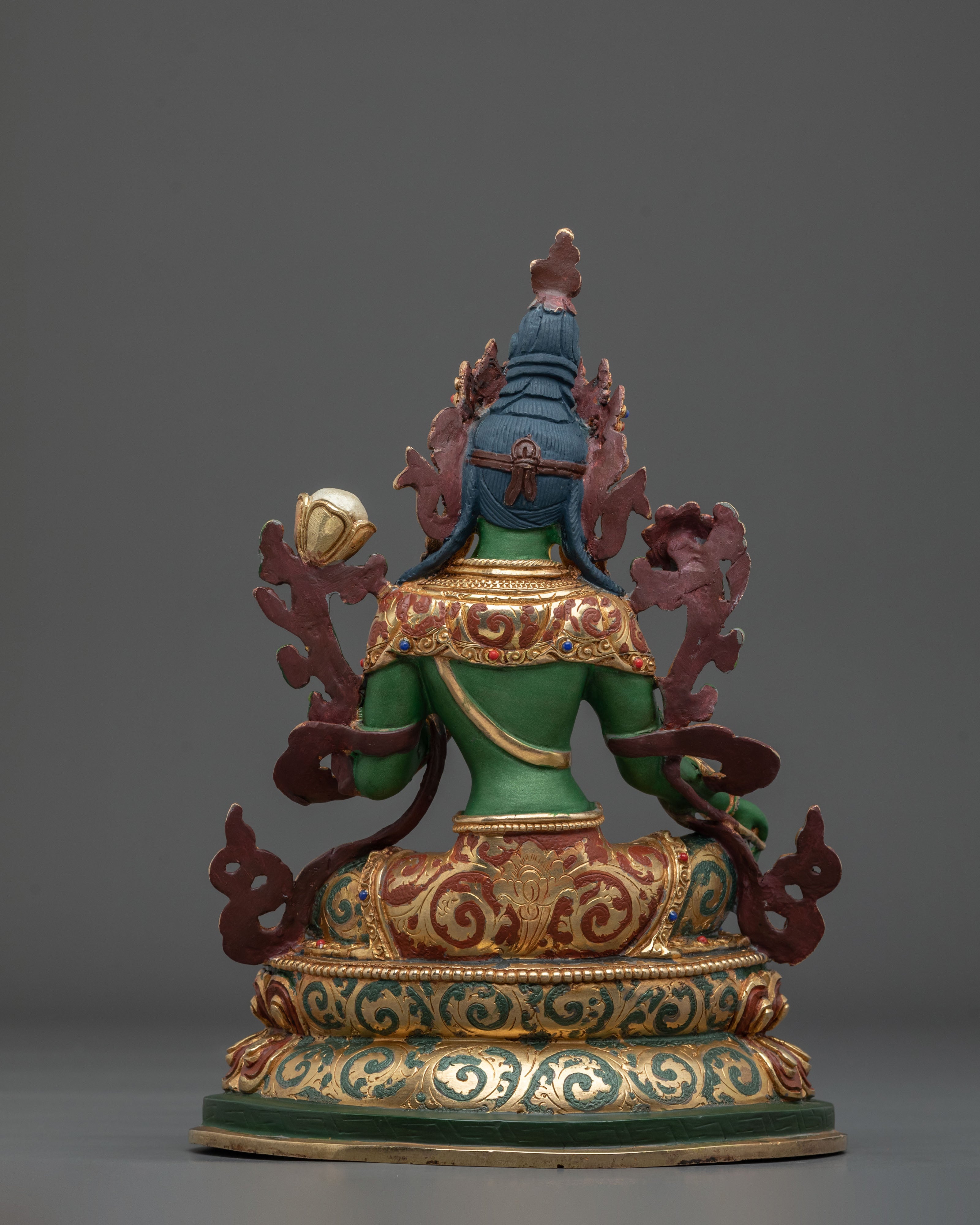 Green Tara Altar Decor Statue: Protector of Compassionate Action