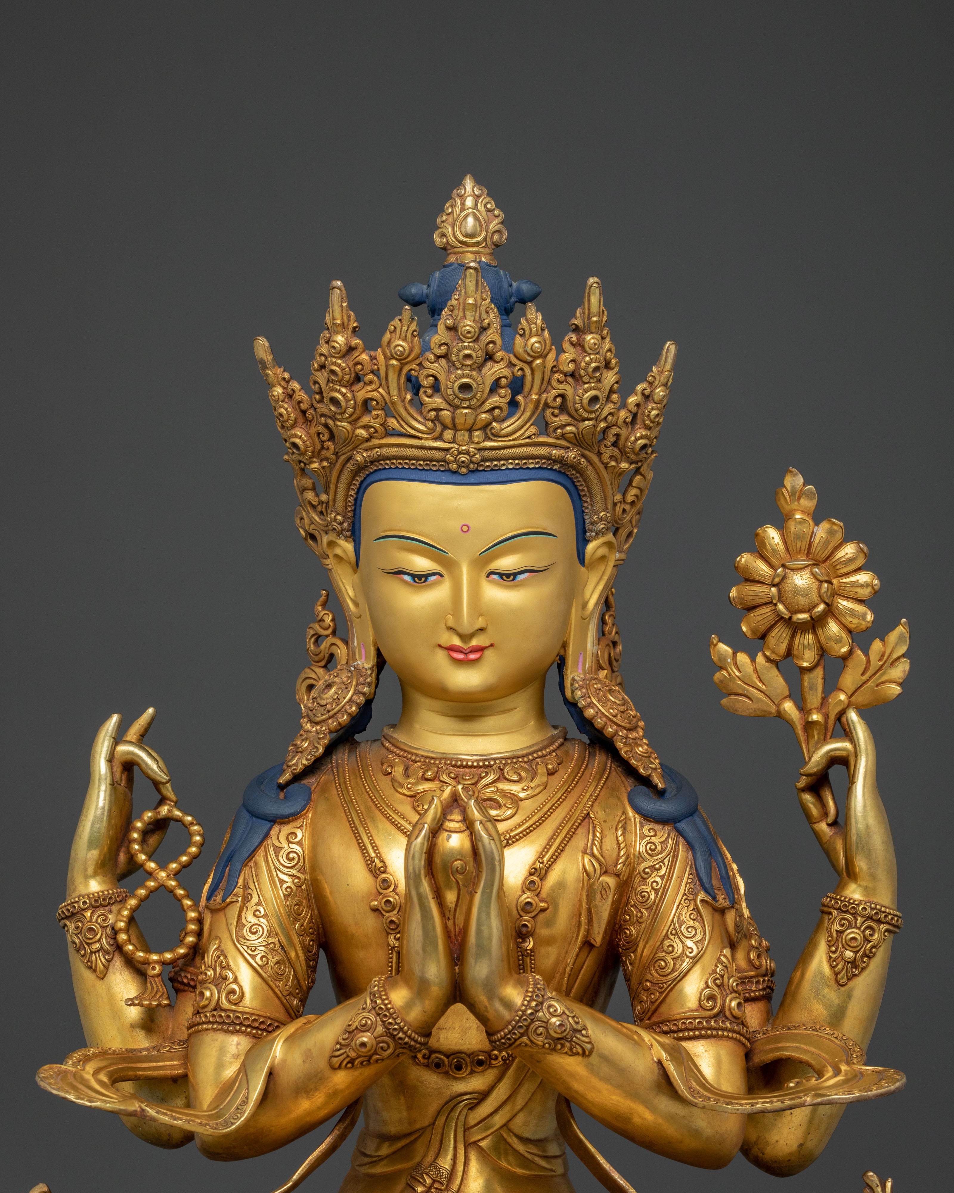 Chenrezig Buddhist Protection Statue | Bodhisattva of Infinite Compassion
