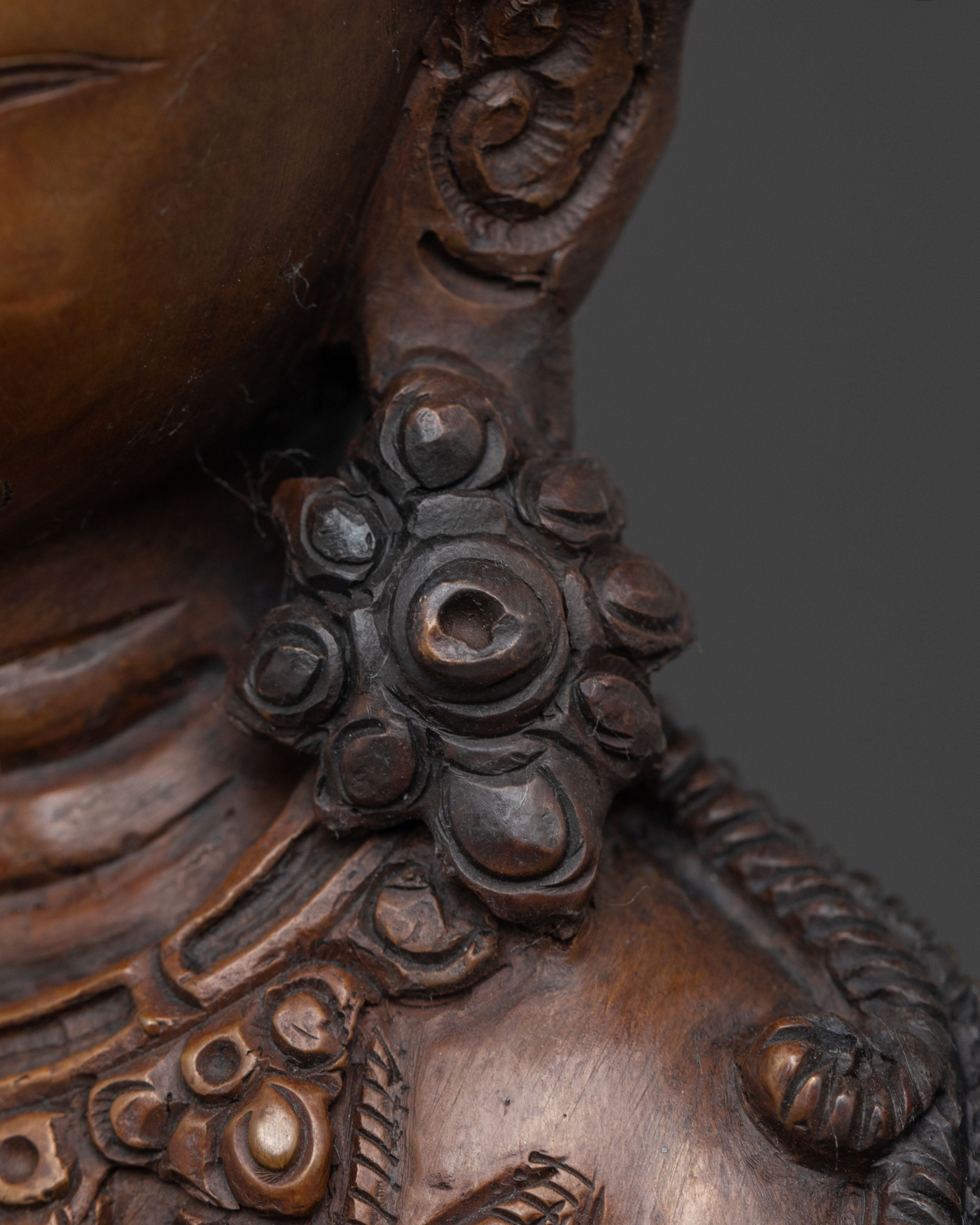 Padmapani Copper Statue | Meditational Figure