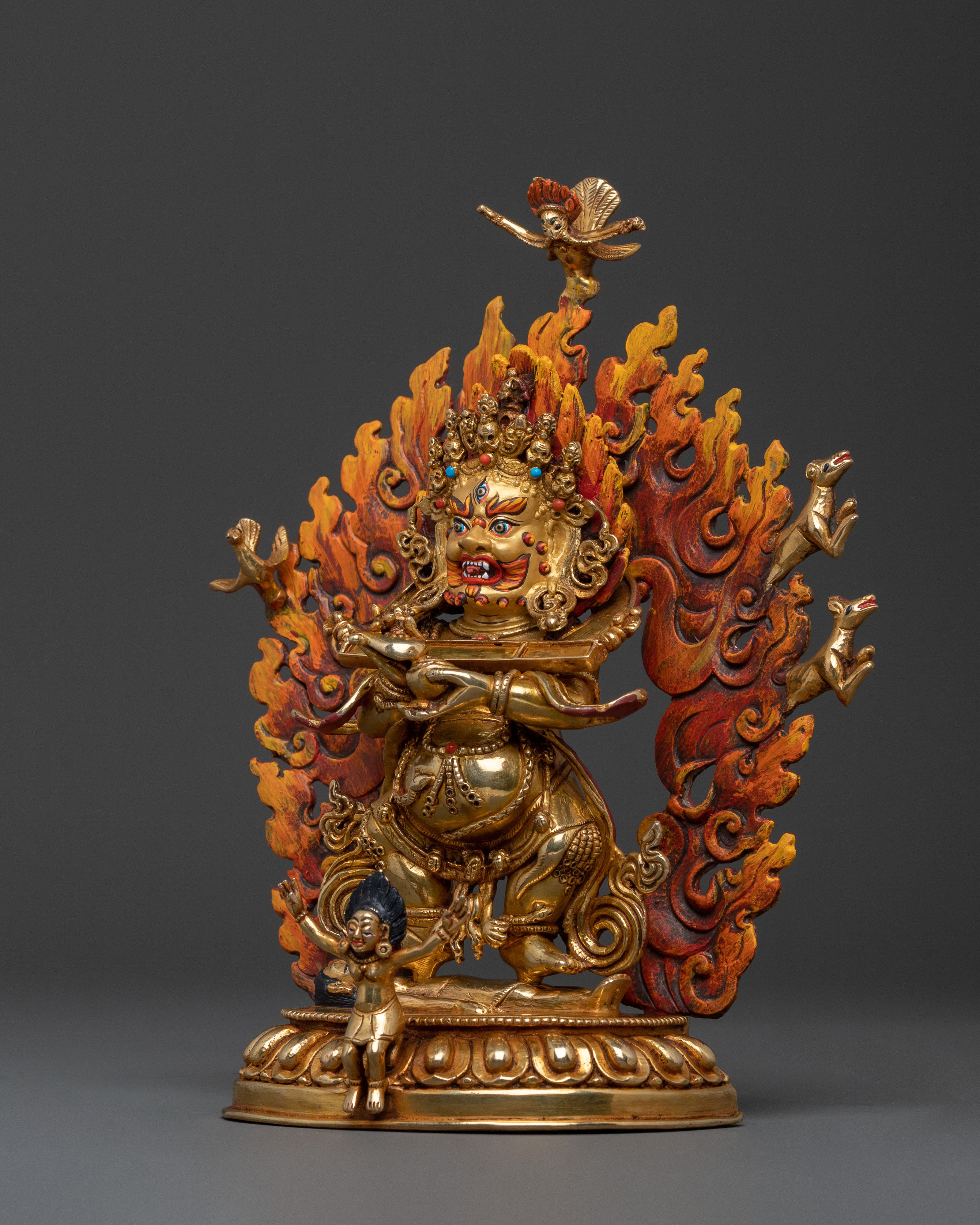 Shakya Mahakala Sacred Statue | Tibetan Guardian