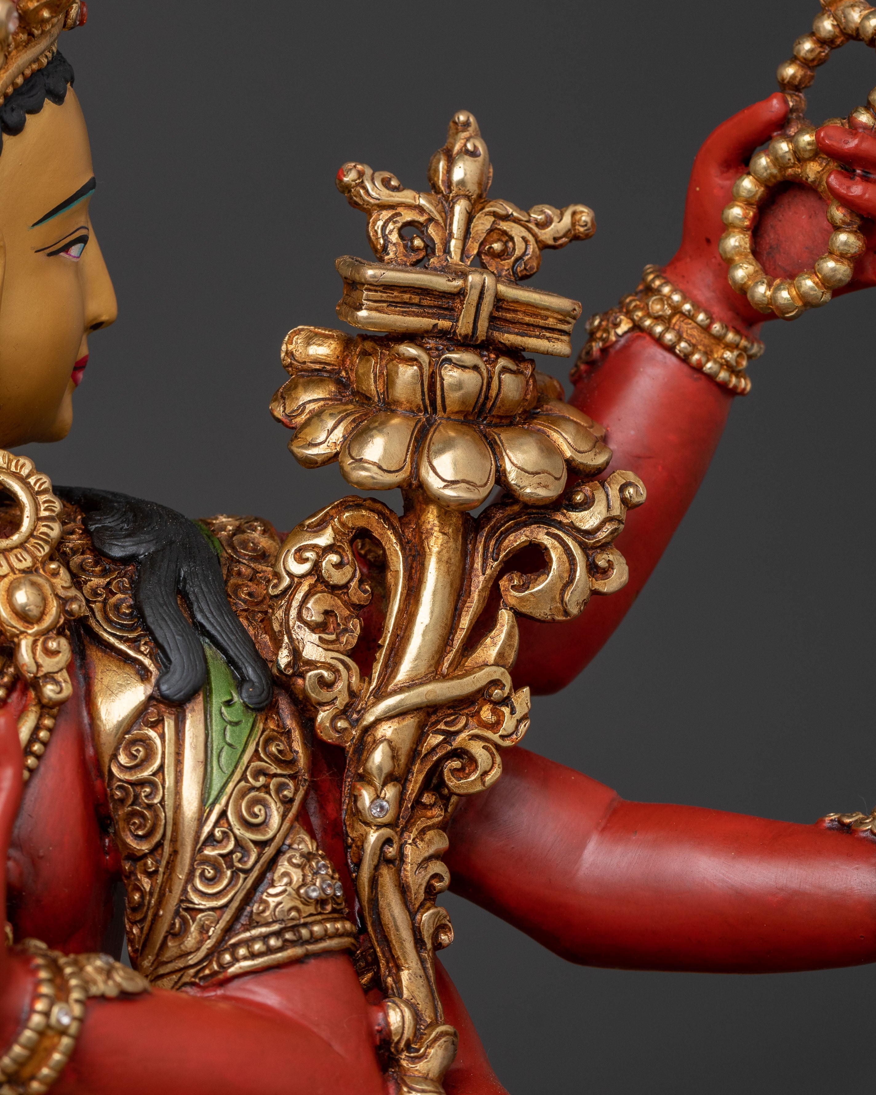 Unique Depiction of Maha Manjushri | Wisdom Bodhisattva