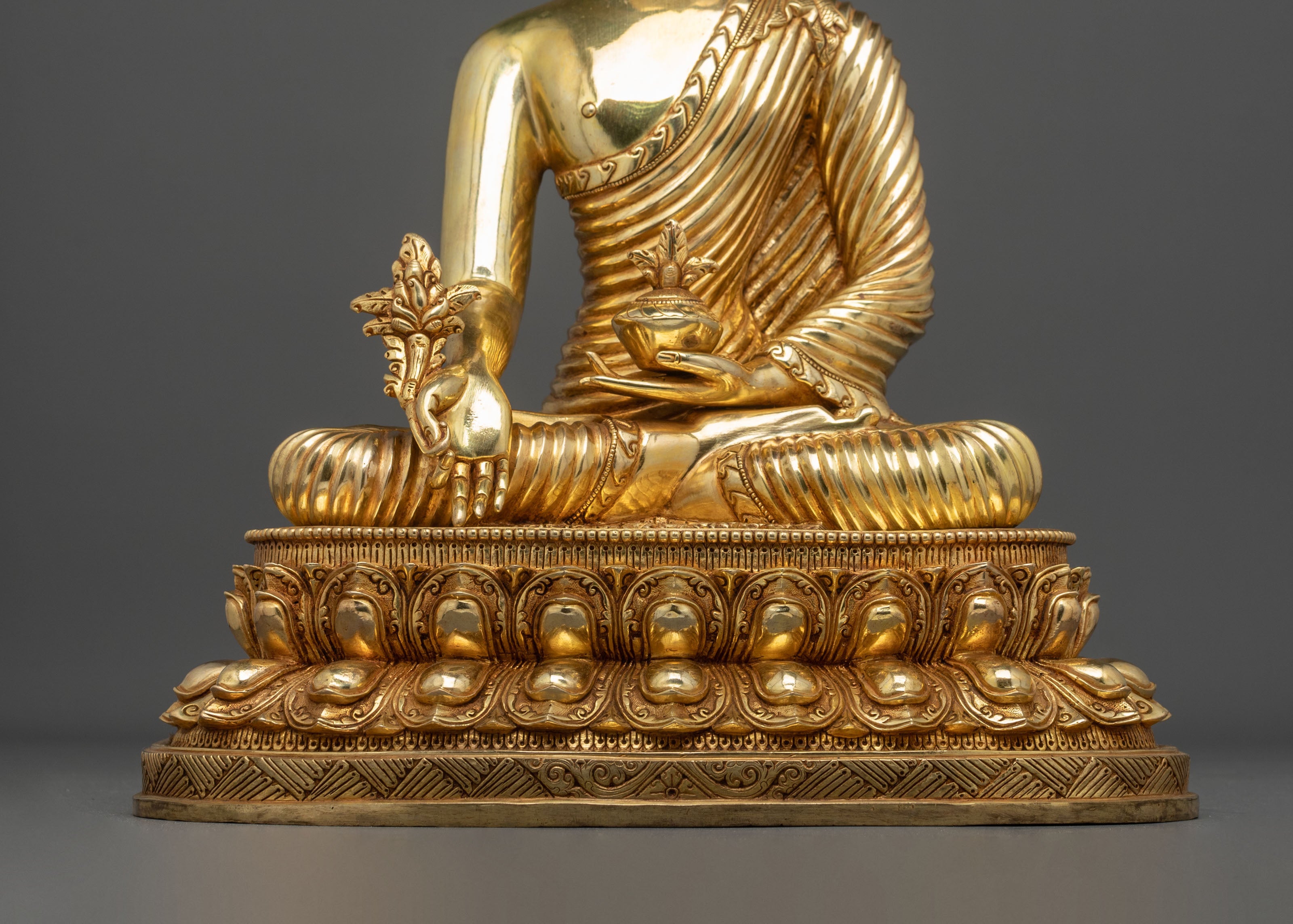 Healing Buddha "Bhaishajyaguru" Sculpture | Tibetan Buddhist Shrine