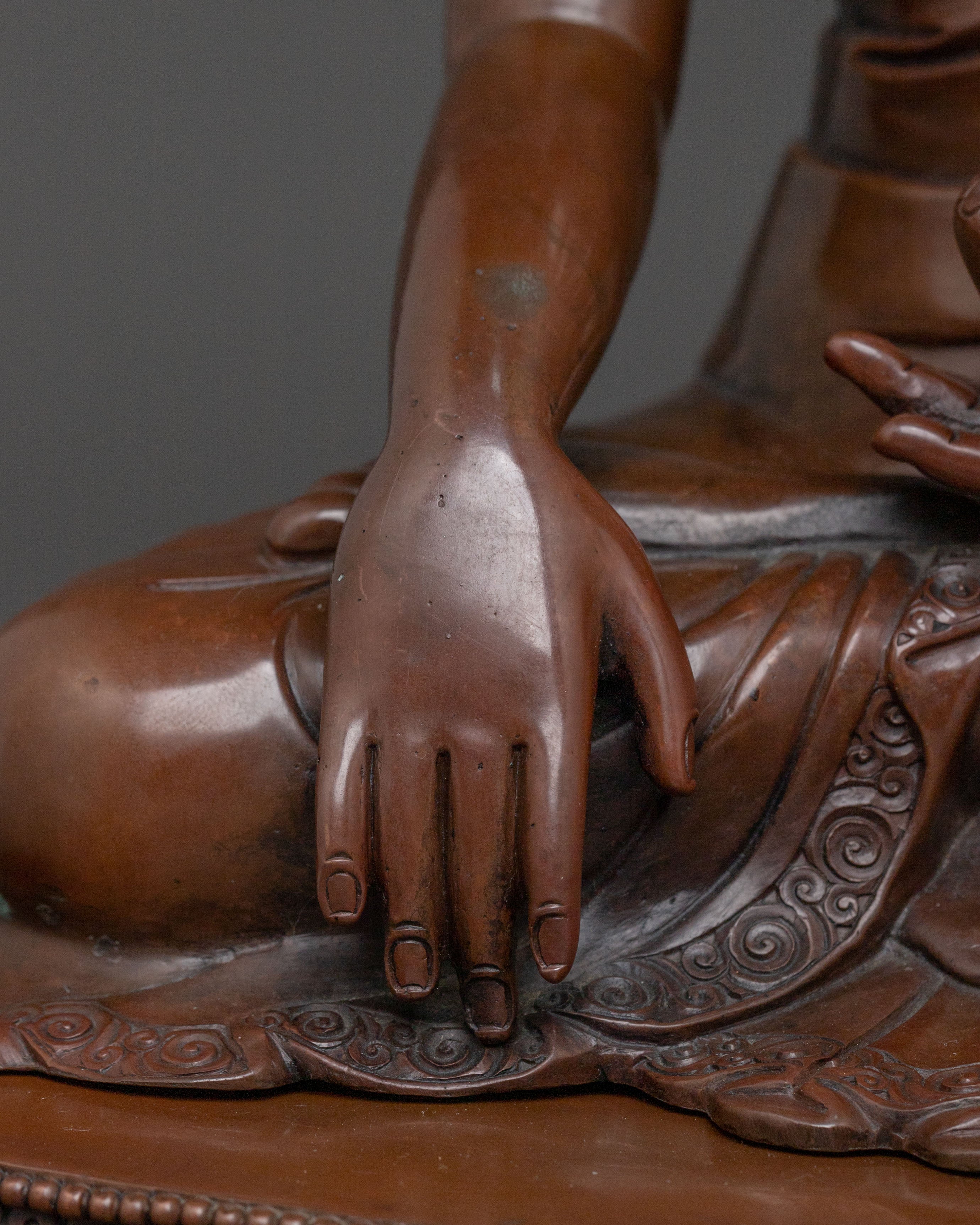 awakened teacher shakyamuni buddha statue