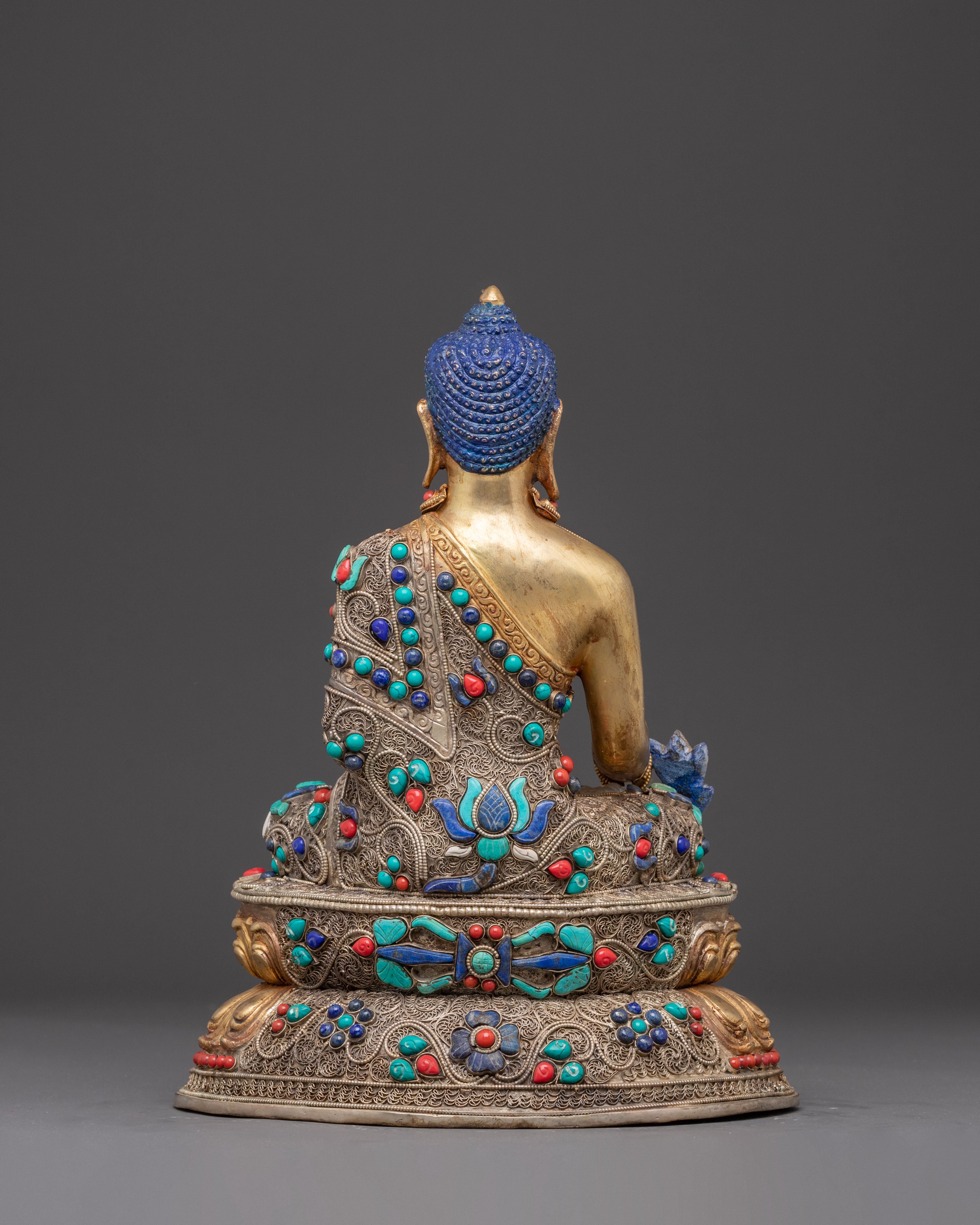 Serene Healer Handmade Medicine Buddha Statue