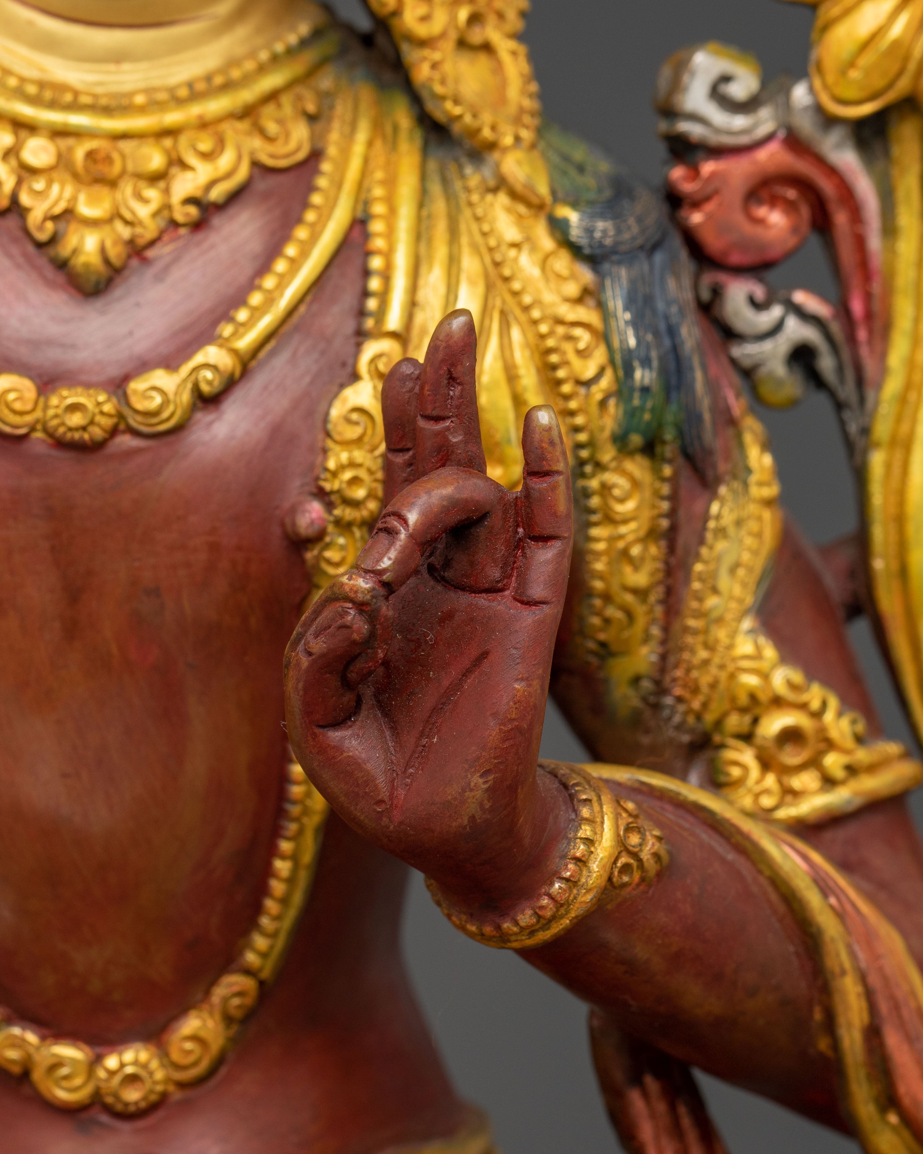 Manjushri Traditional Statue | Meditation Decor