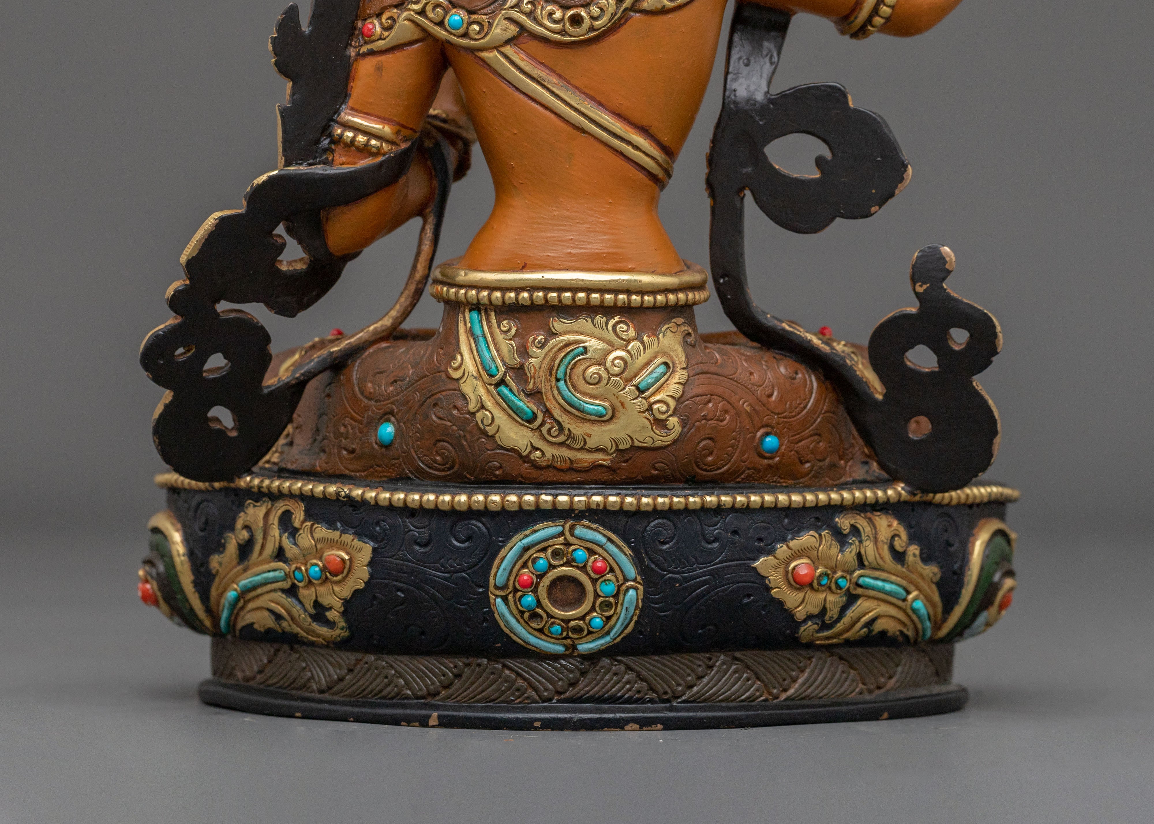 Enlightened Manjushri Bodhisattva Statue | Buddhist Shrine