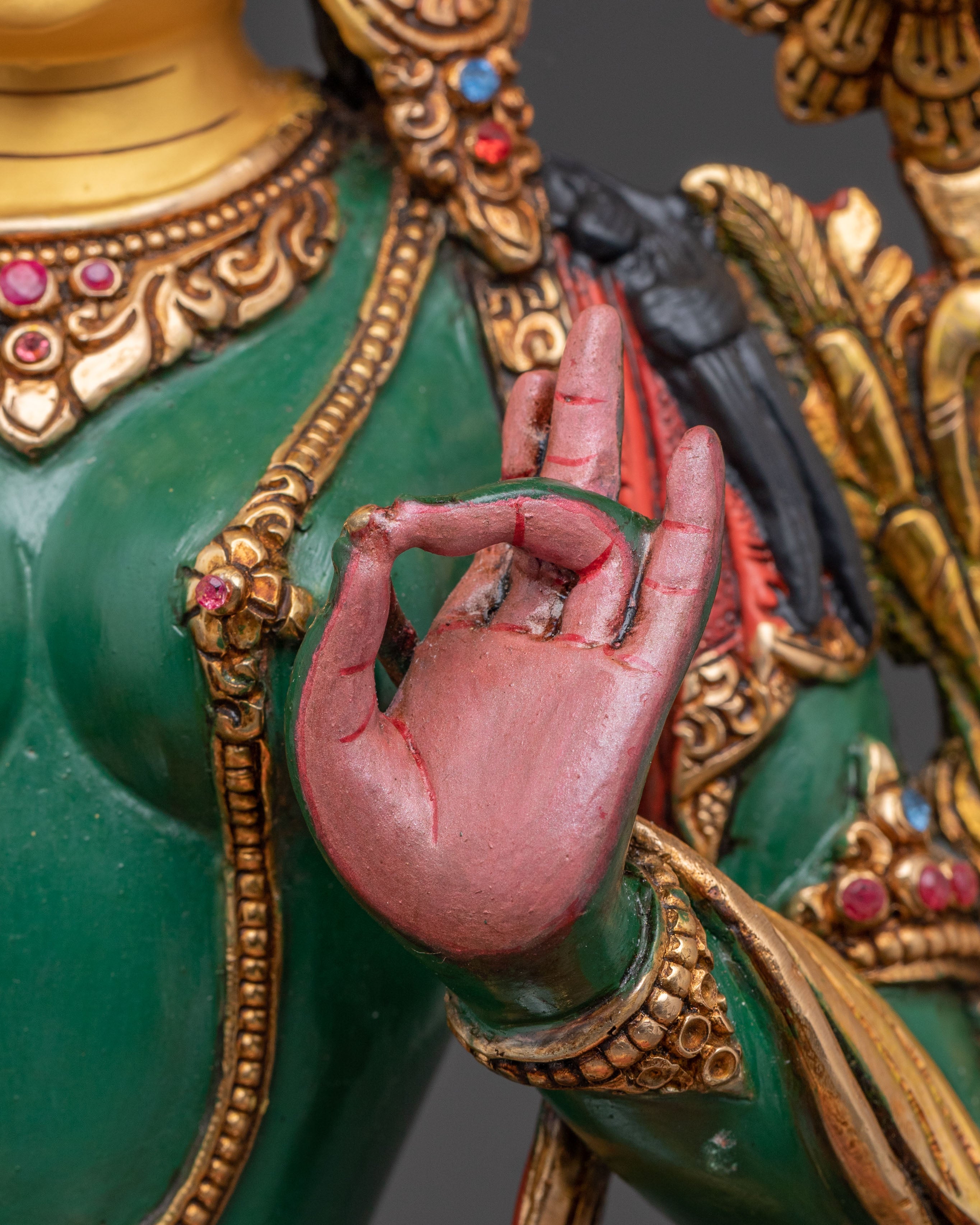 Green Tara Protective Statue | Enlightened Compassion