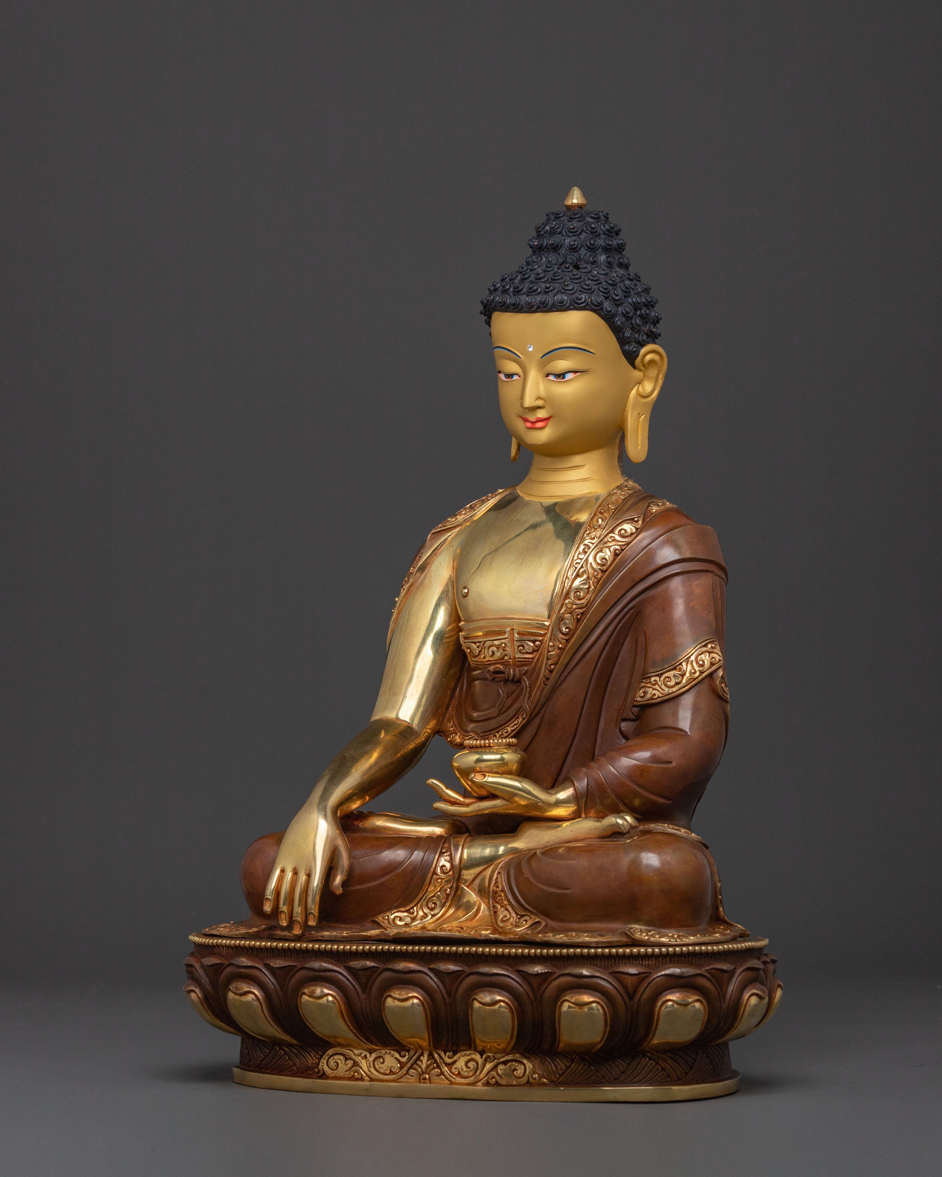 Shakyamuni Buddha Tibetan Statue for Decor