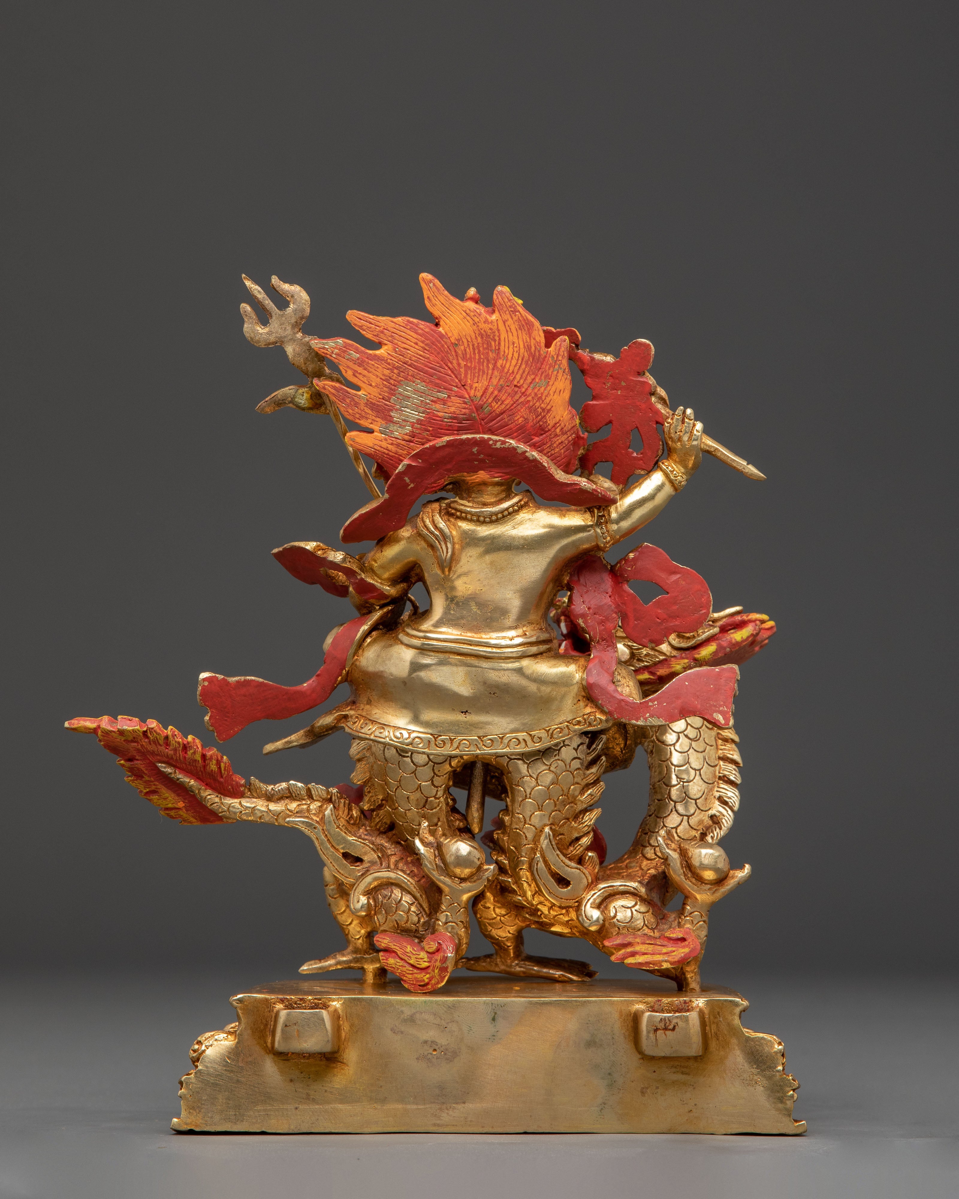 White Dzambhala Statue: Buddhist God of Wealth