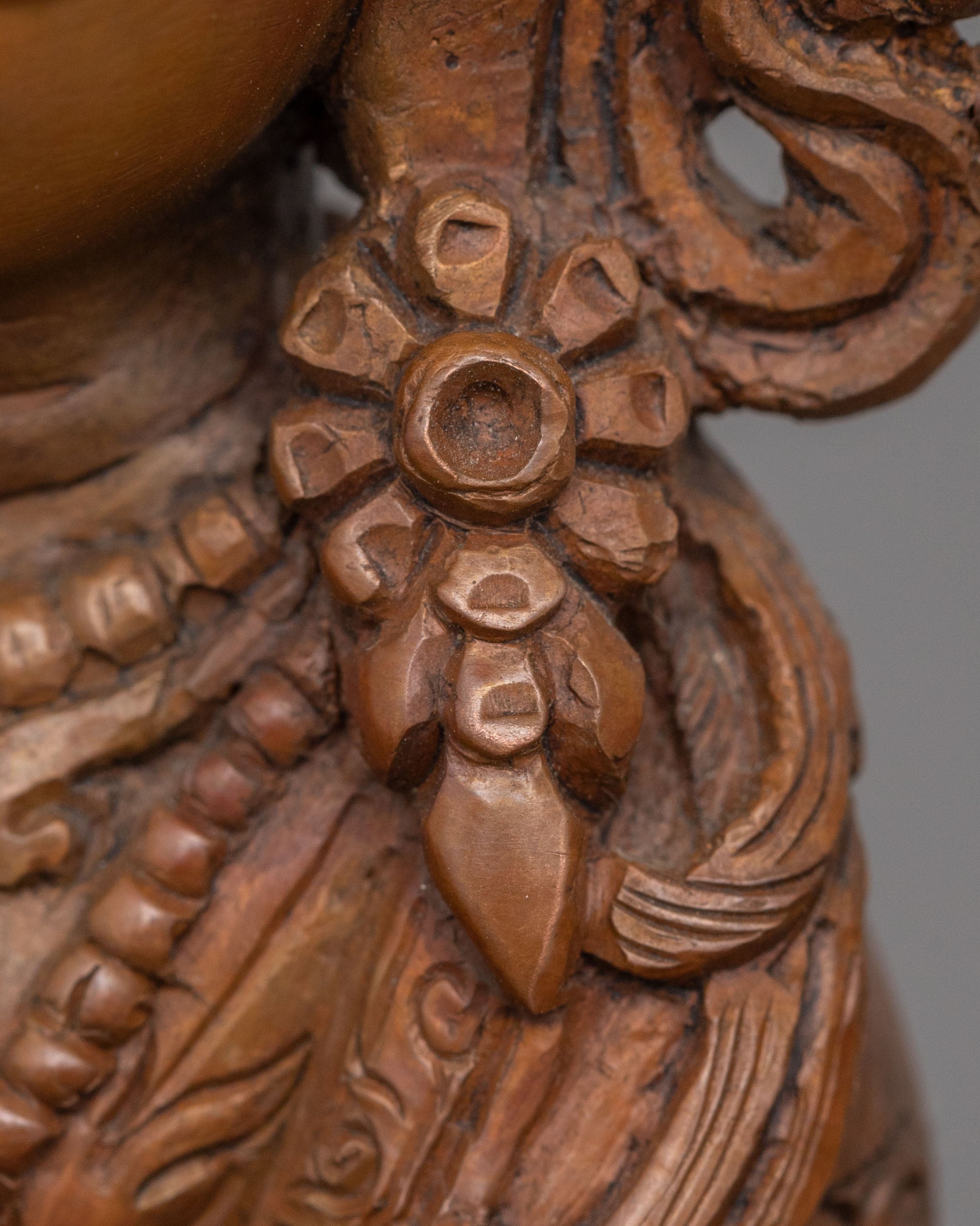 Four-Armed Chenrezig Oxidized Statue | Home Decor