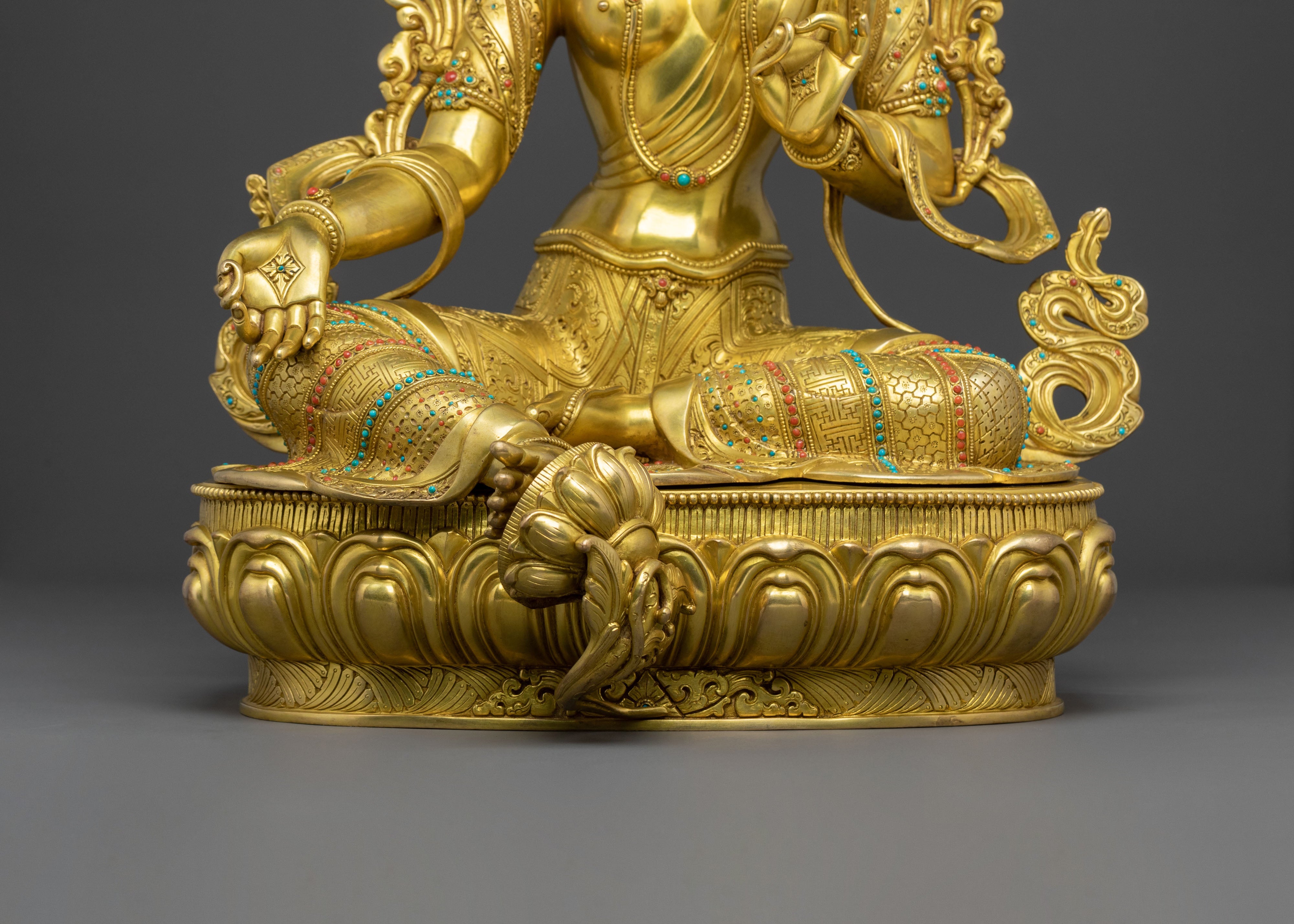 Mother Green Tara Statue | Sacred Home Decor