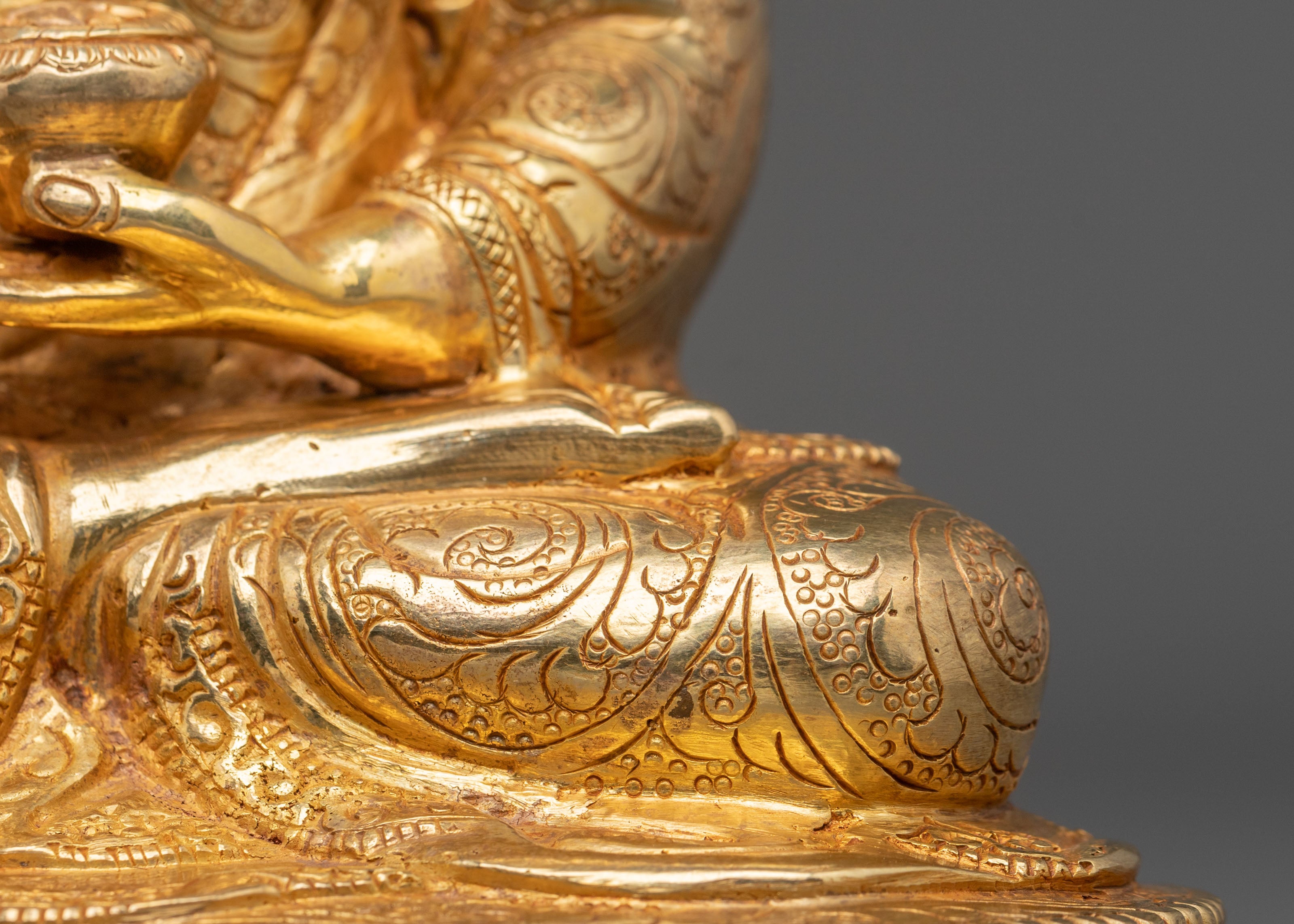 Shakyamuni Buddha Statue | 24k Gold Coated Figurine