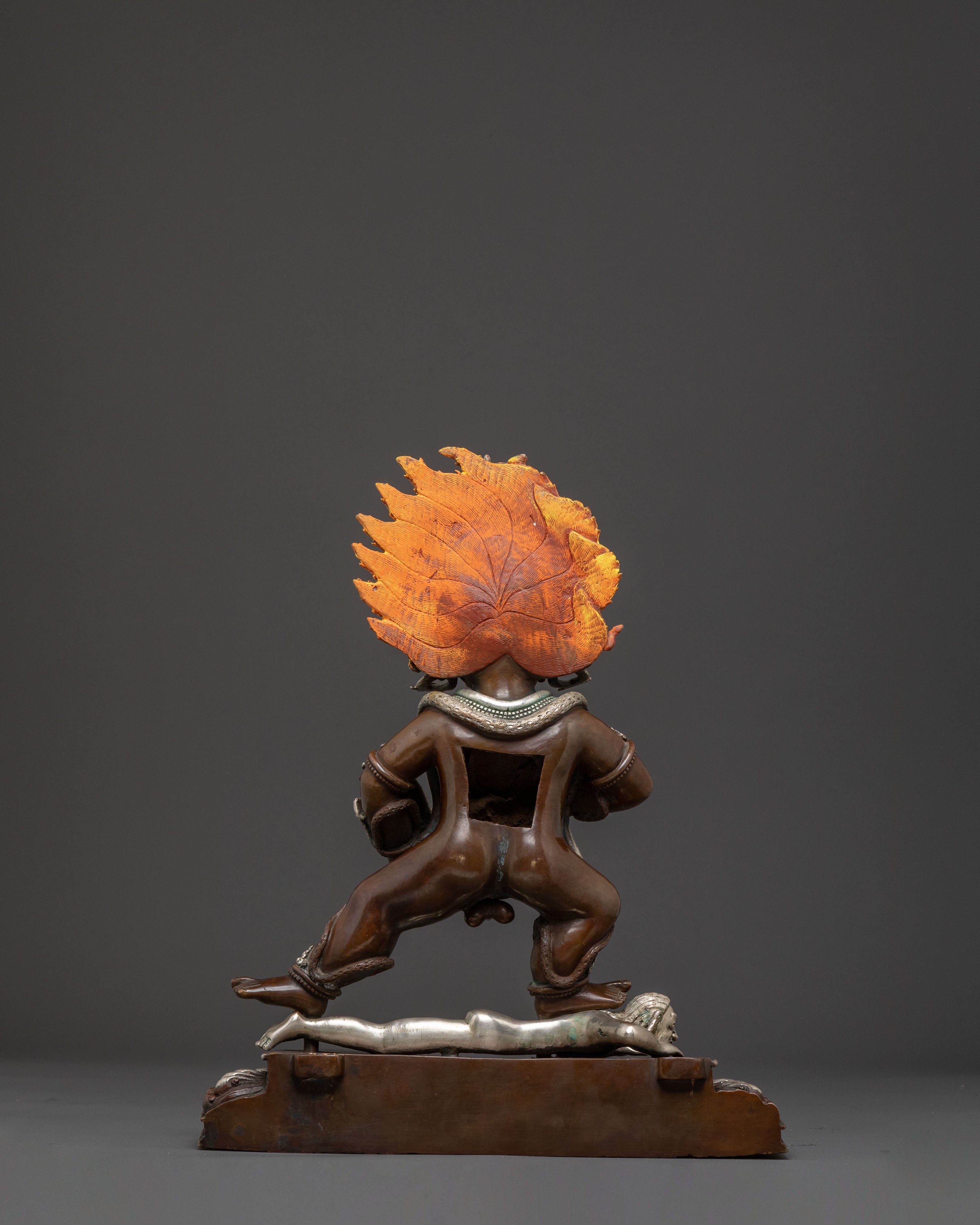 Black Dzambhala Handcrafted Statue – Oxidized Copper