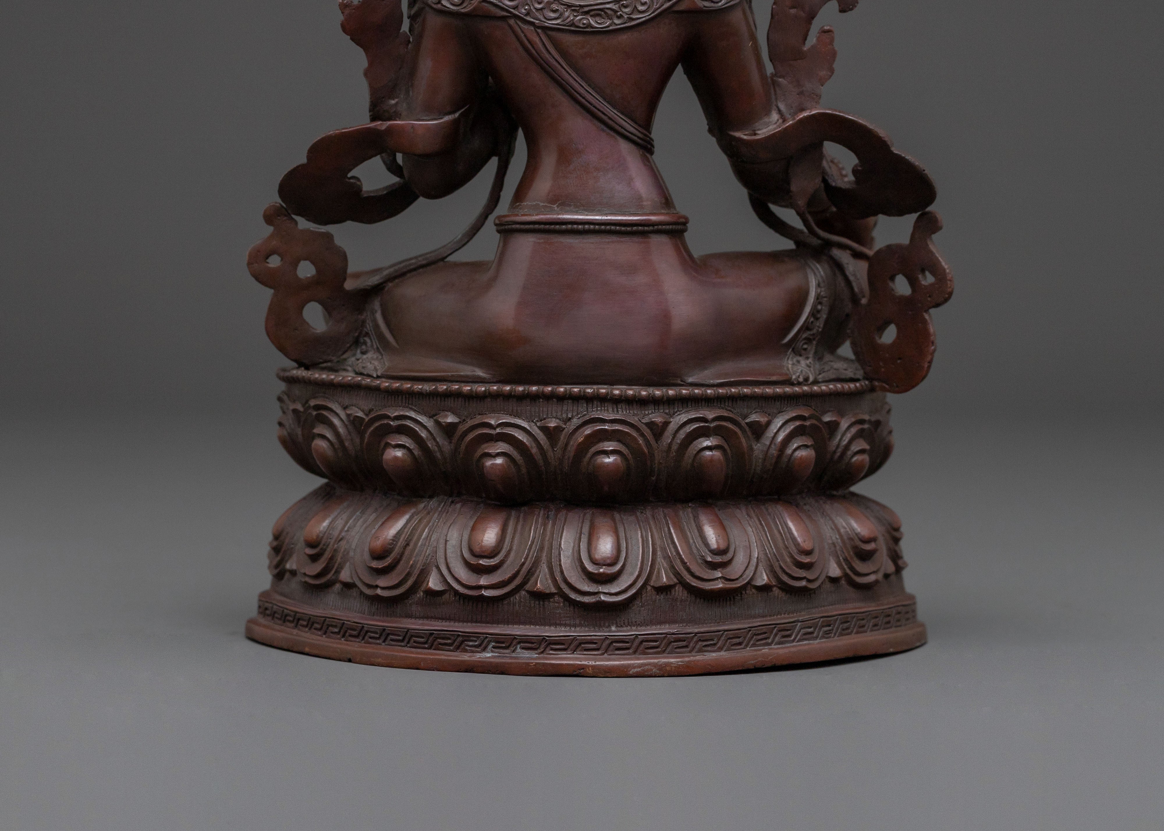 Green Tara Statue Protector of All Beings | Guardian of Mercy & Protection
