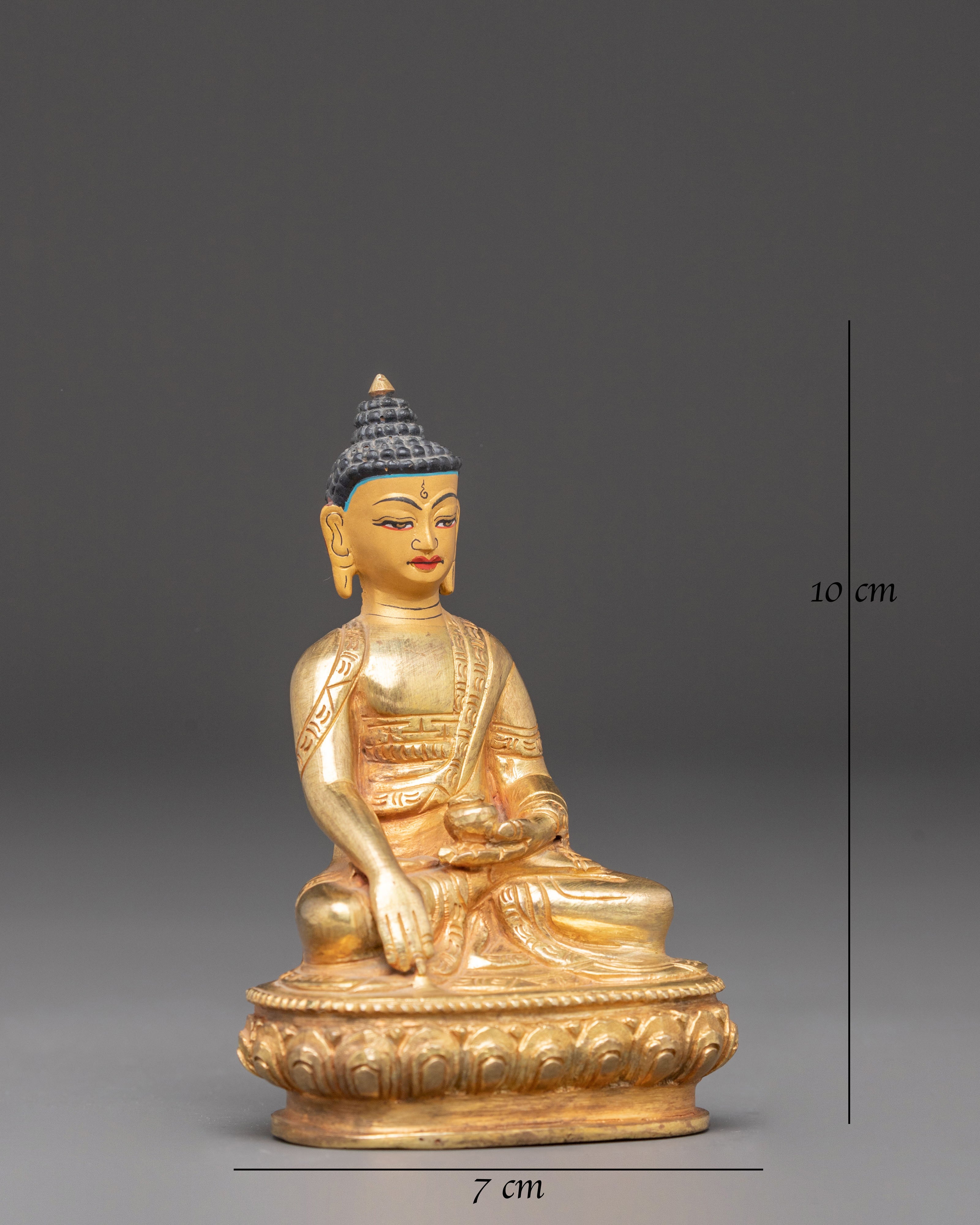 Shakyamuni Buddha Golden Statue | Meditation Decor