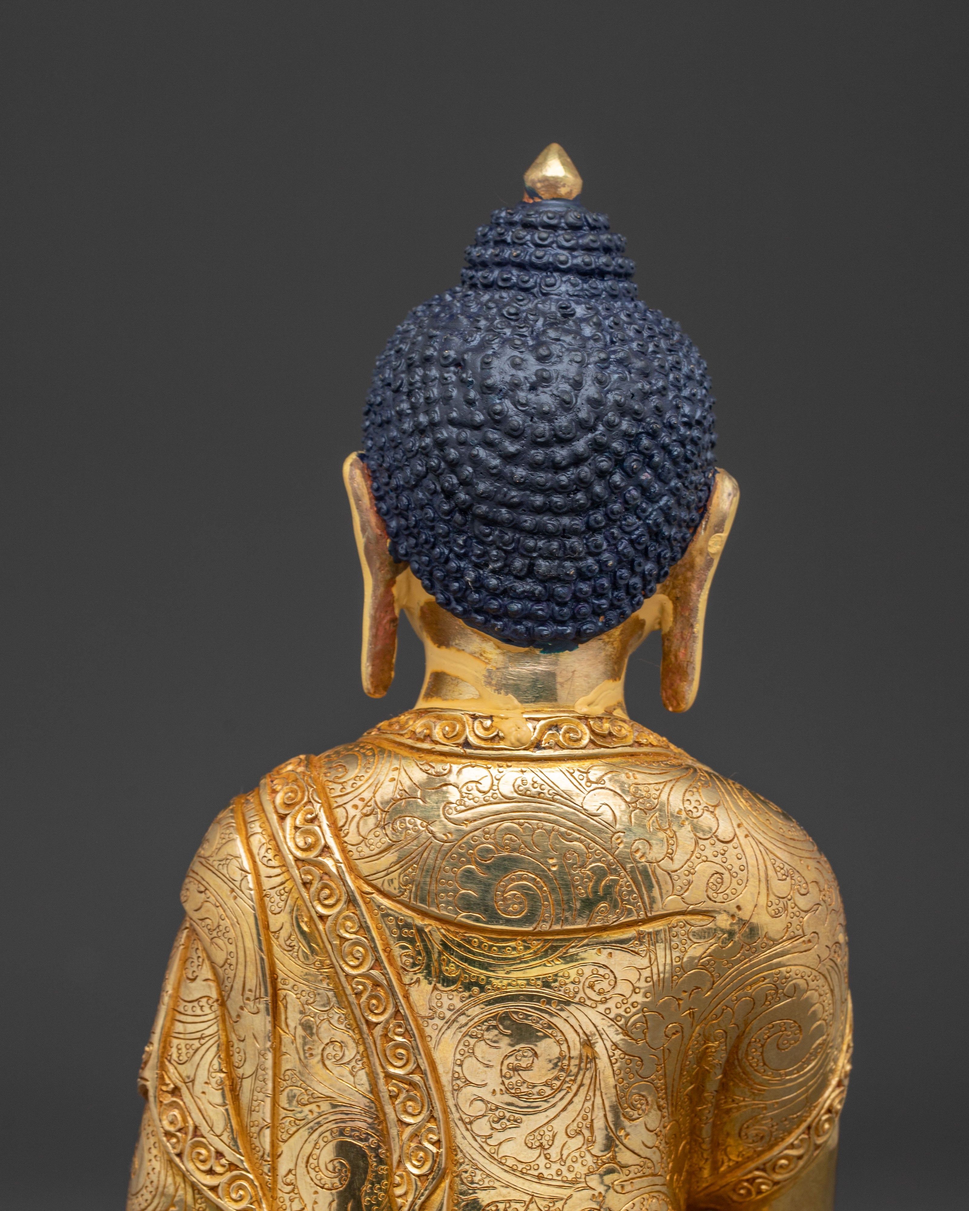 Buddha Shakyamuni Golden Sacred Statue