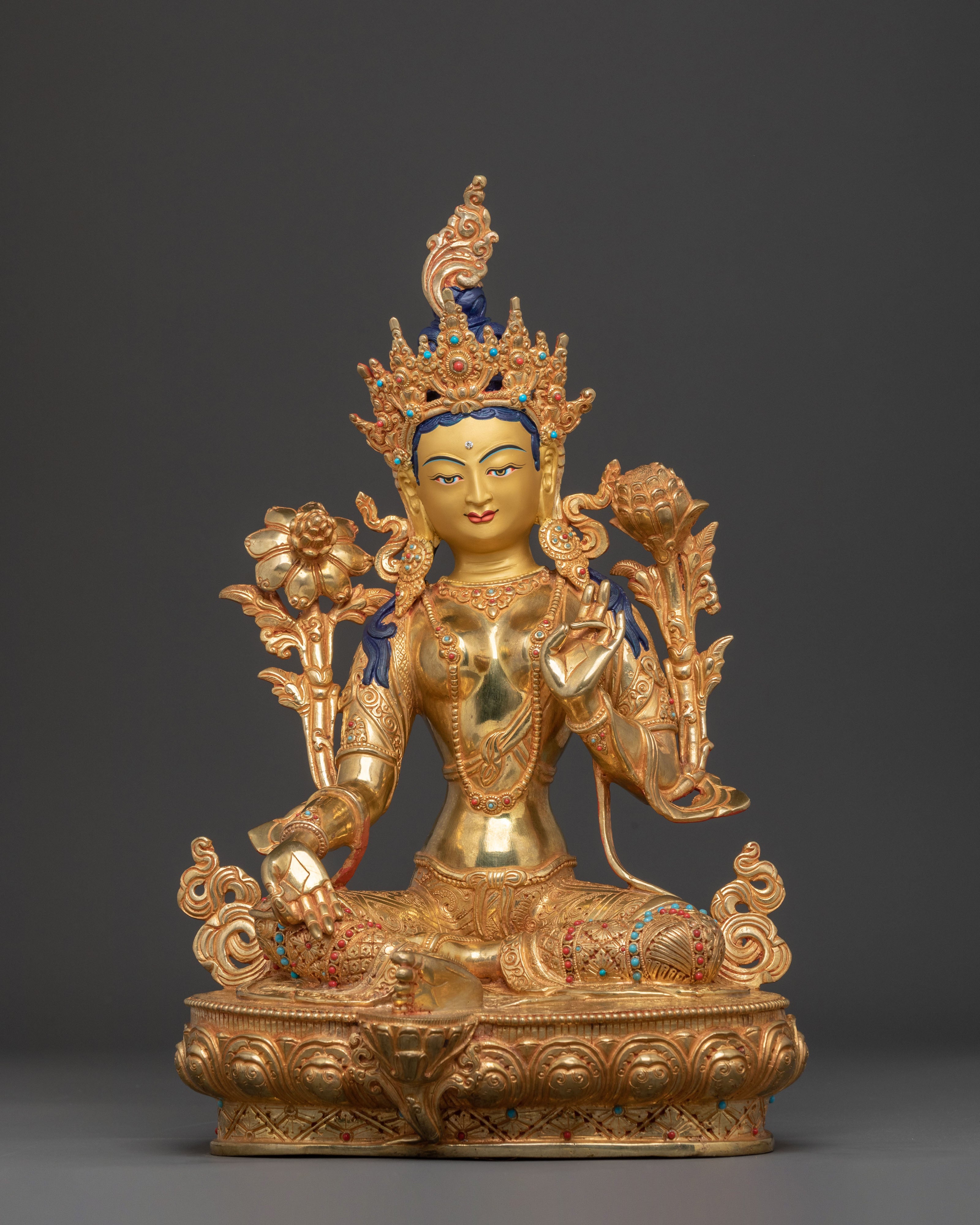 Mother of Compassion Green Tara Statue