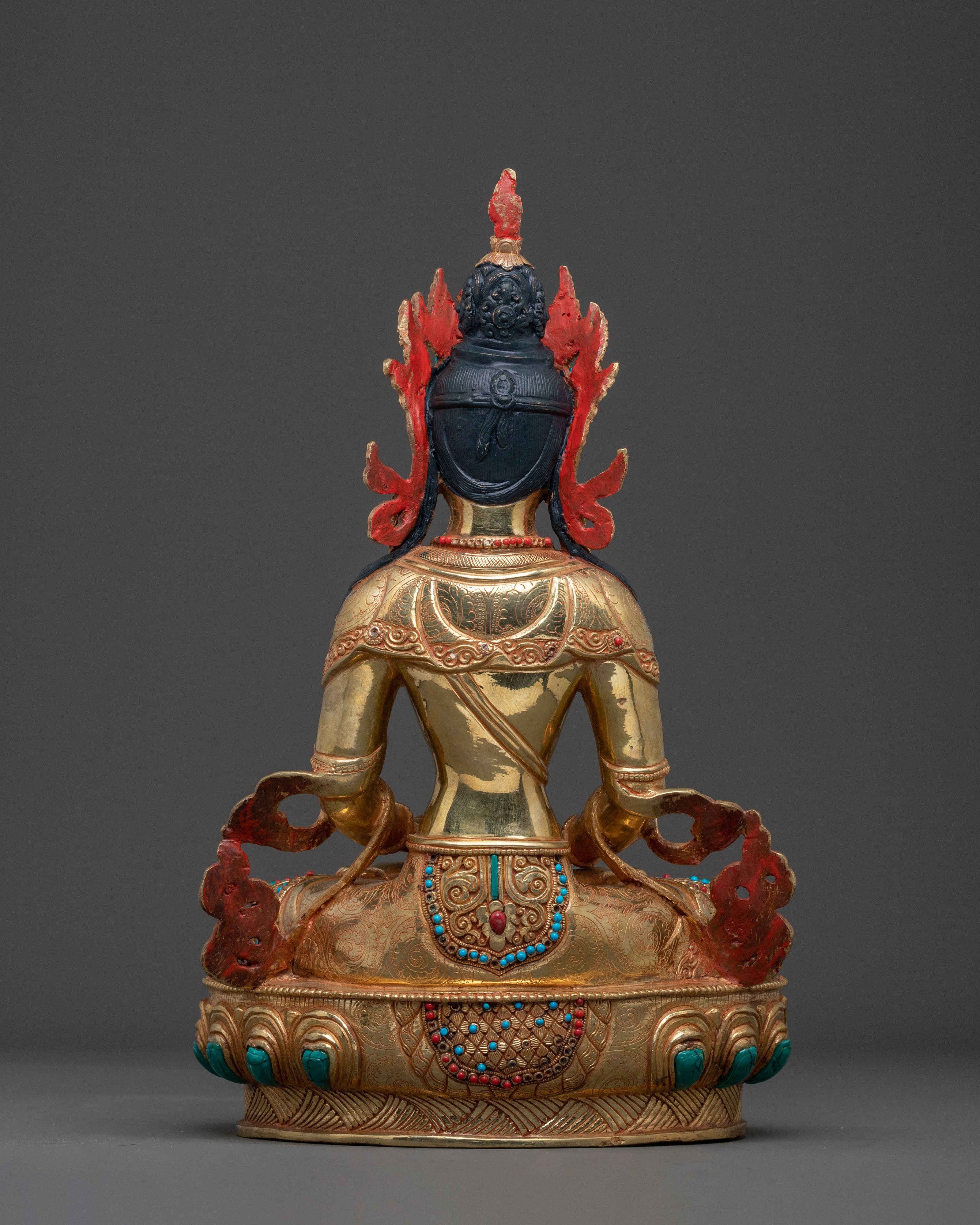 Amitayus Sacred Statue: Boundless Life Buddha