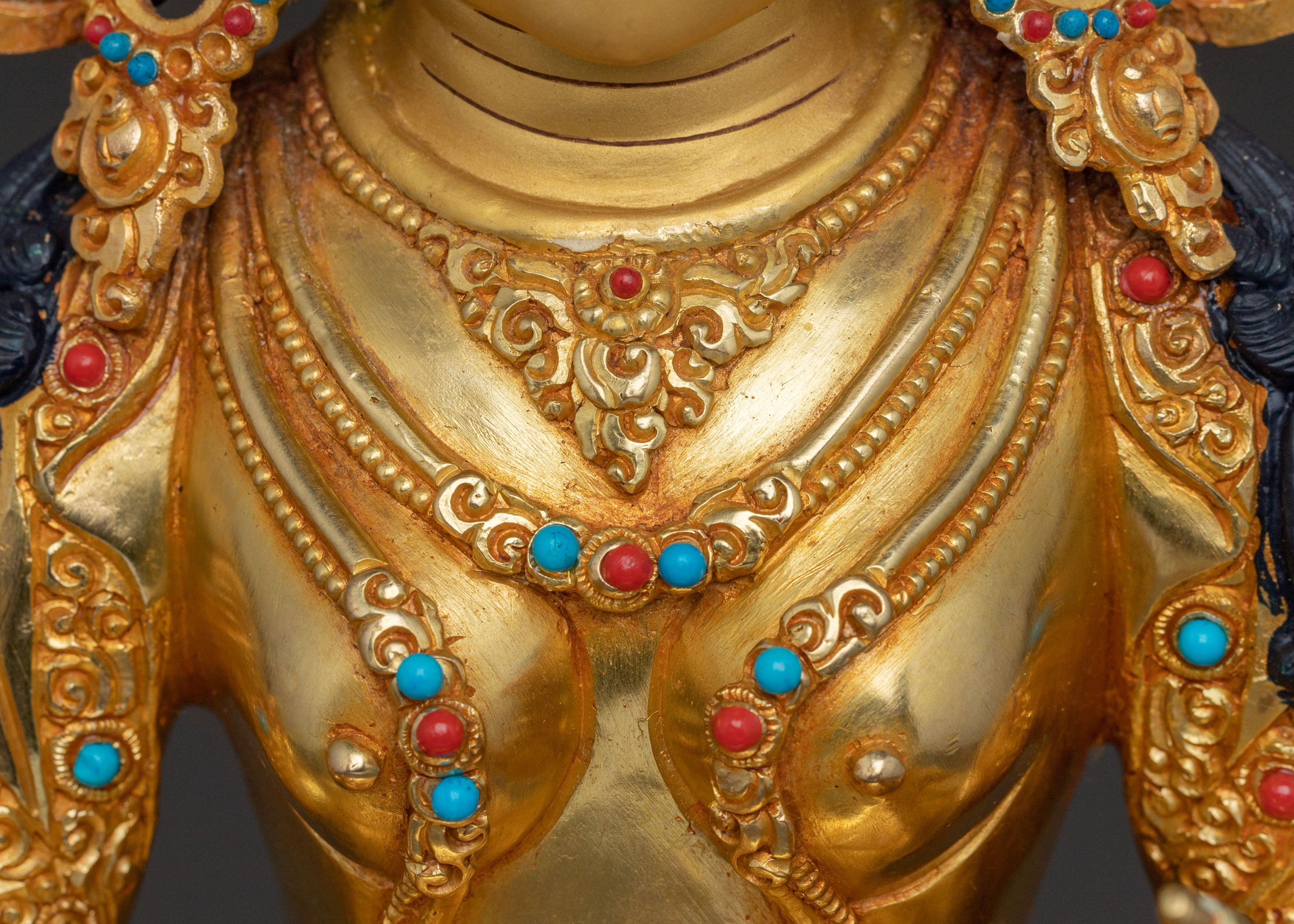 Dukar 24K Gold Gilded Statue | Protection Deity
