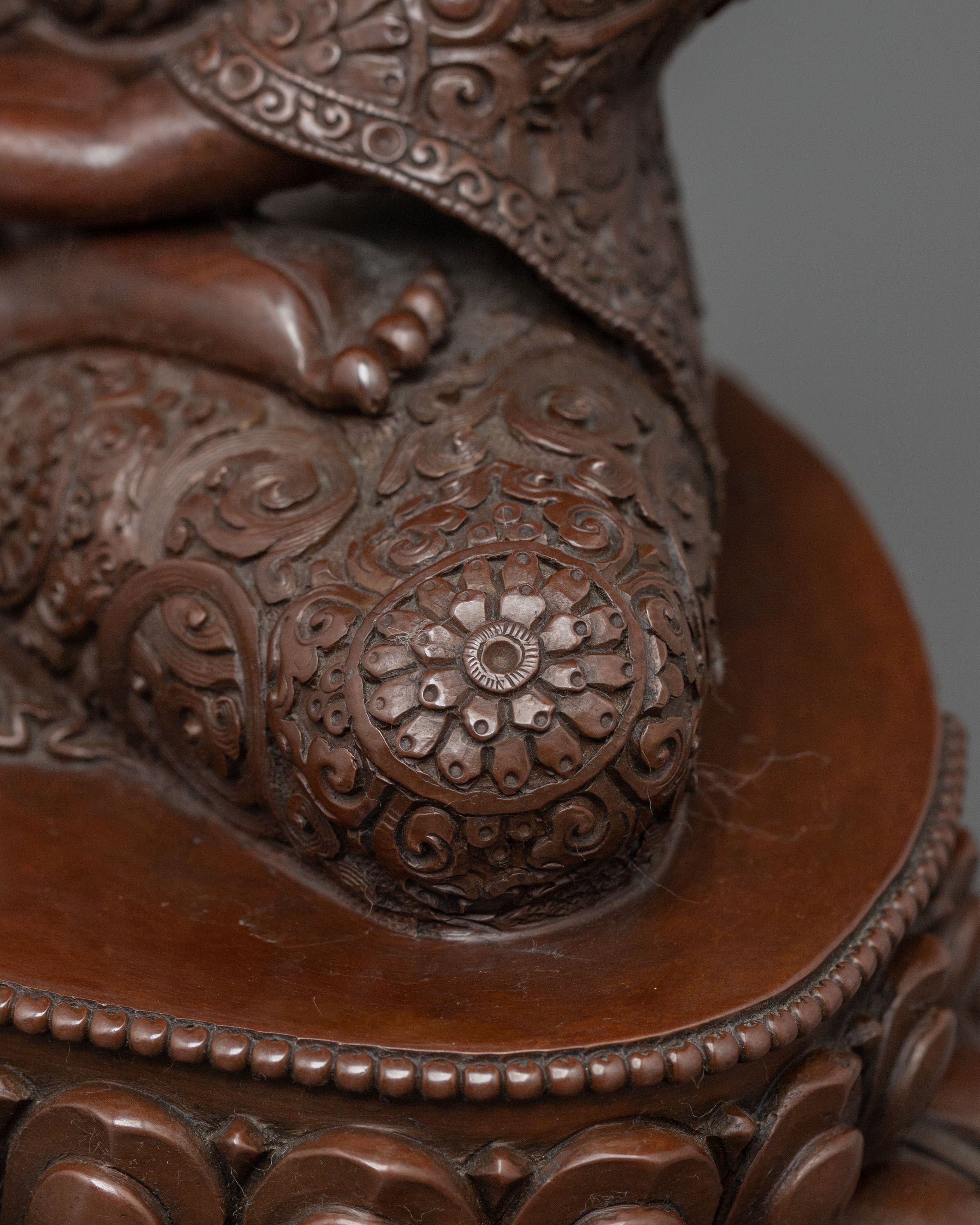Amoghasiddhi Sculpture | Green Dhyani Buddha