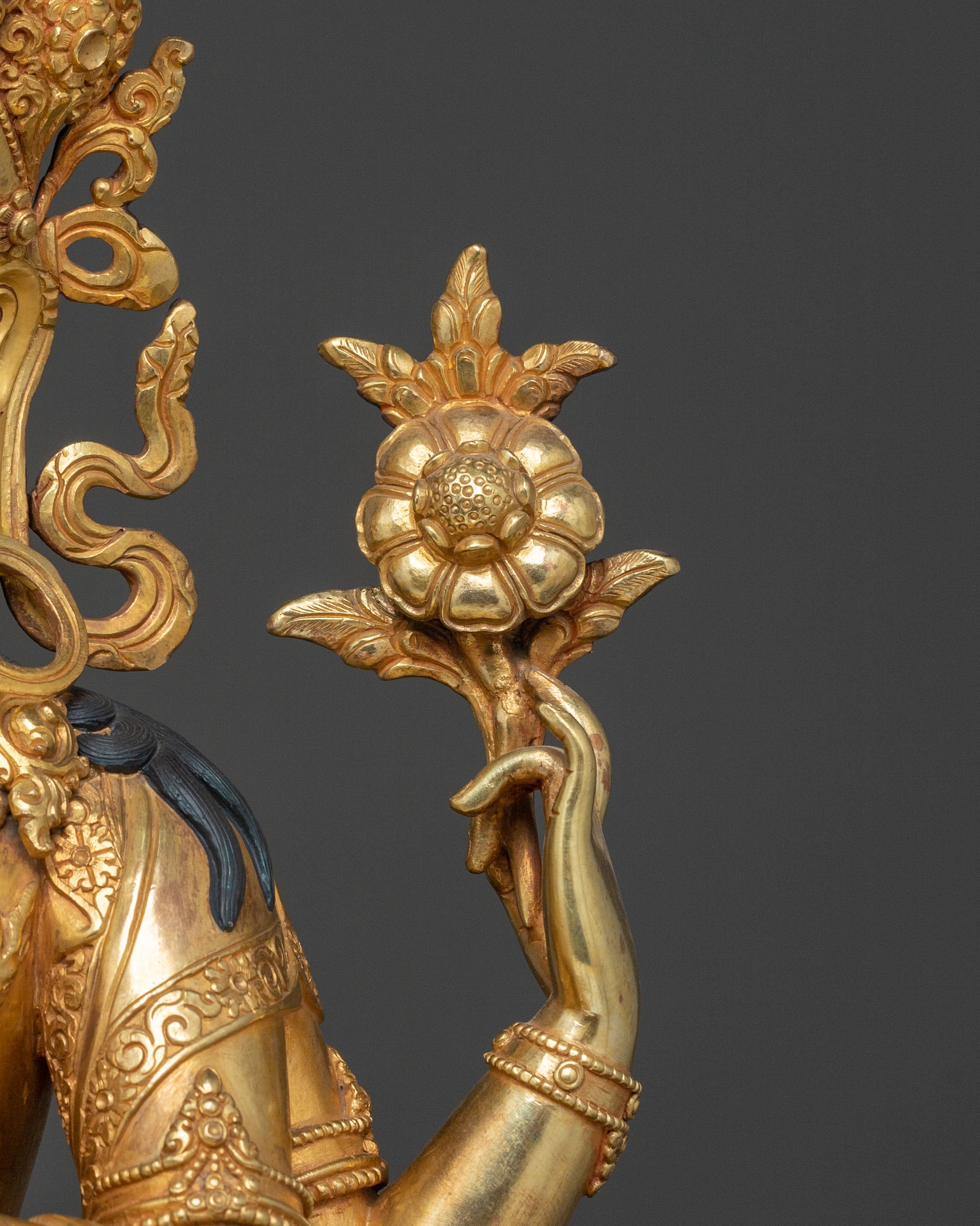 Four-Armed Chenrezig Figurine | Spiritual Home Decor