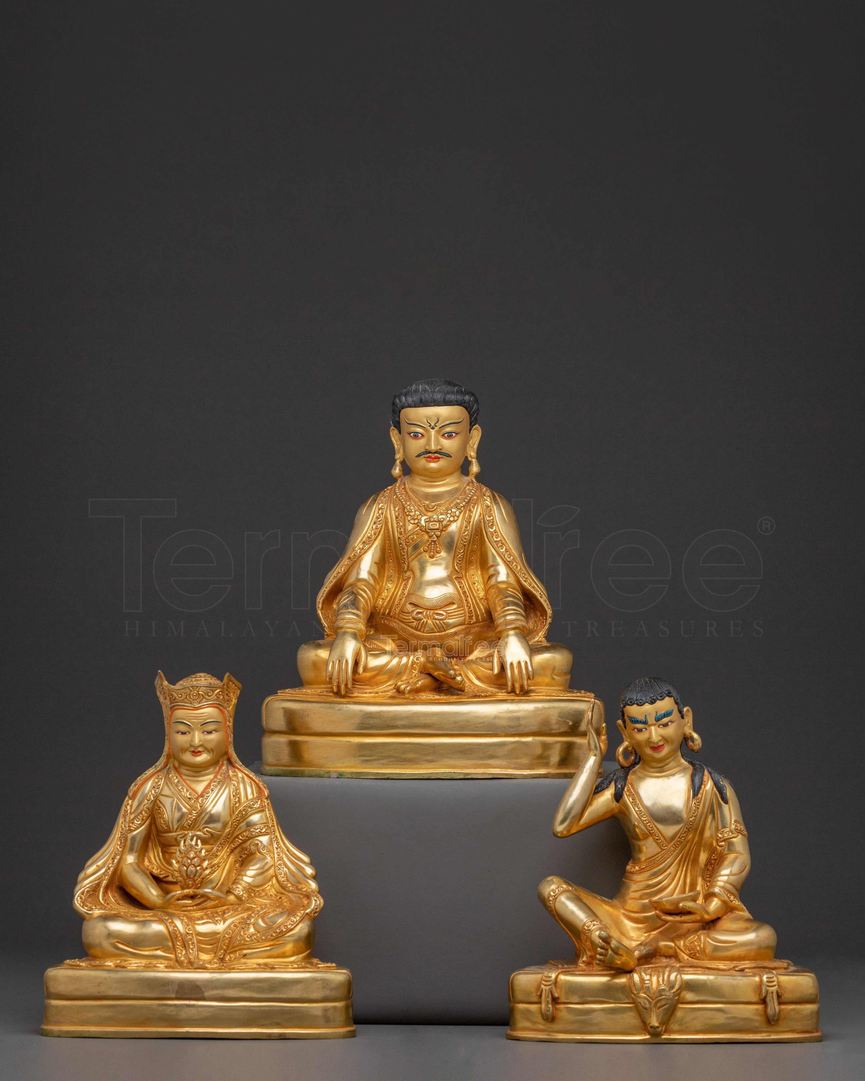 Kagyu Masters Statue Set