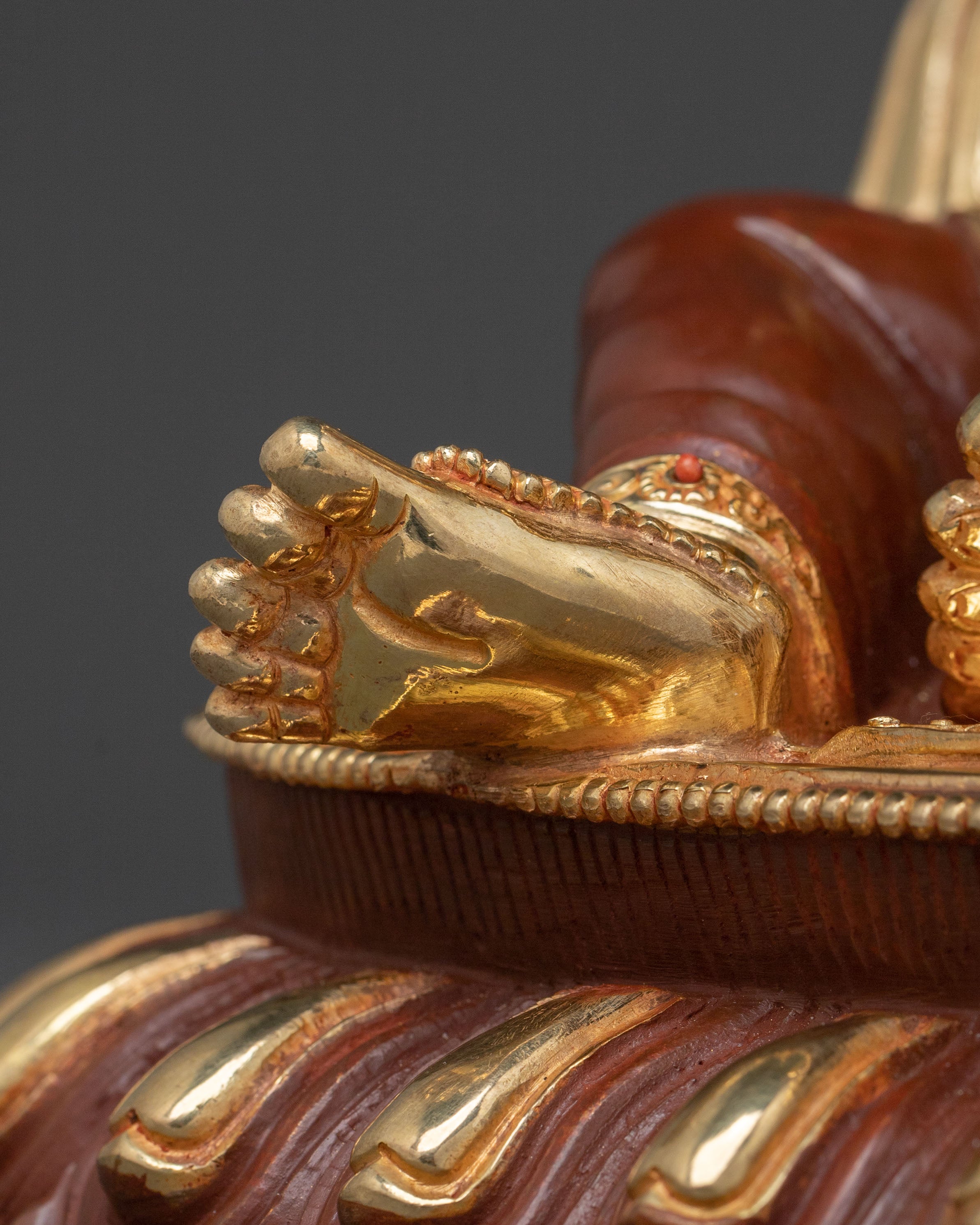 God Ganesh Golden Statue for Rituals | Lord Ganesha Remover of Obstacles