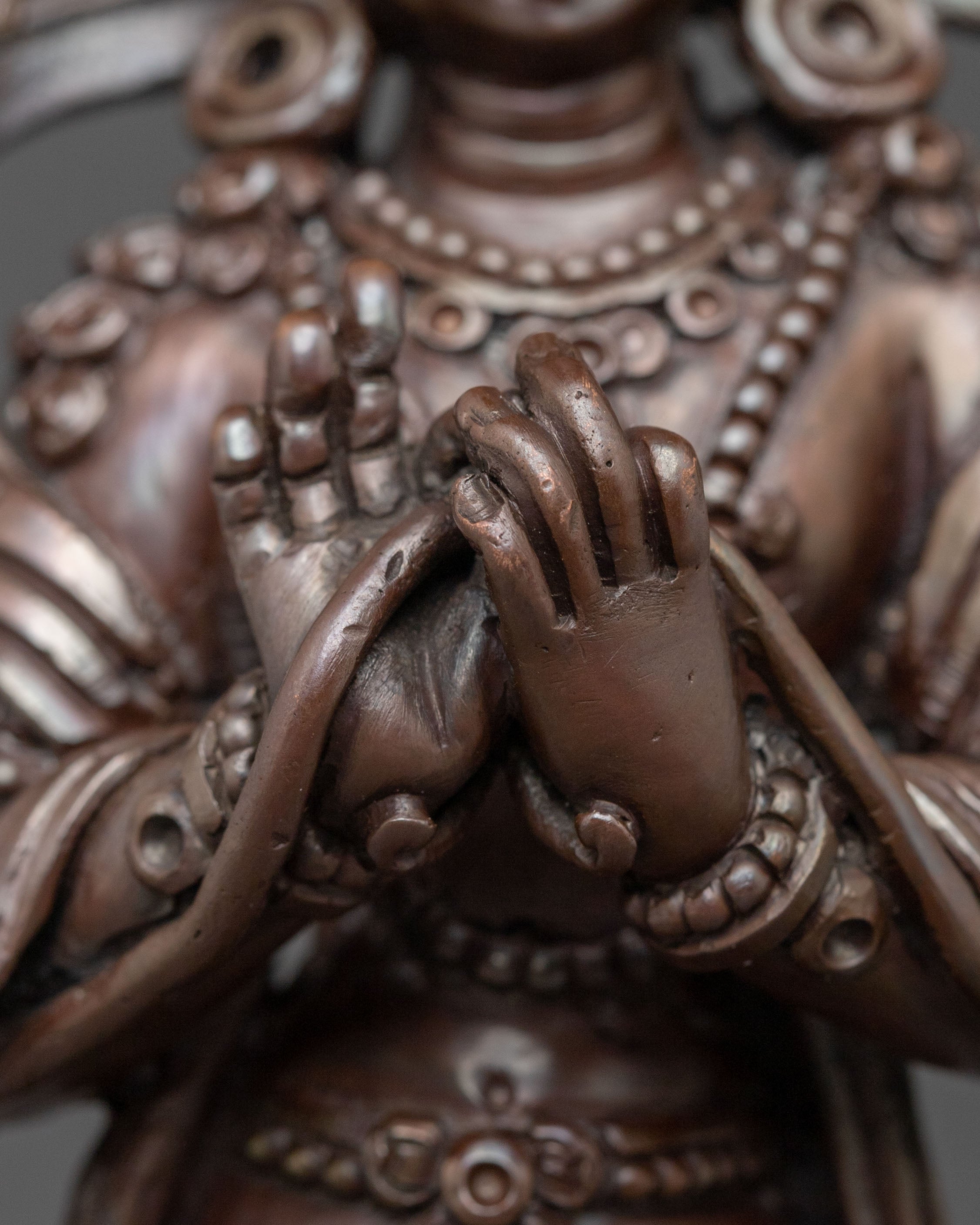 Tikshna Manjushri Sculpture | Oxidized Copper Body