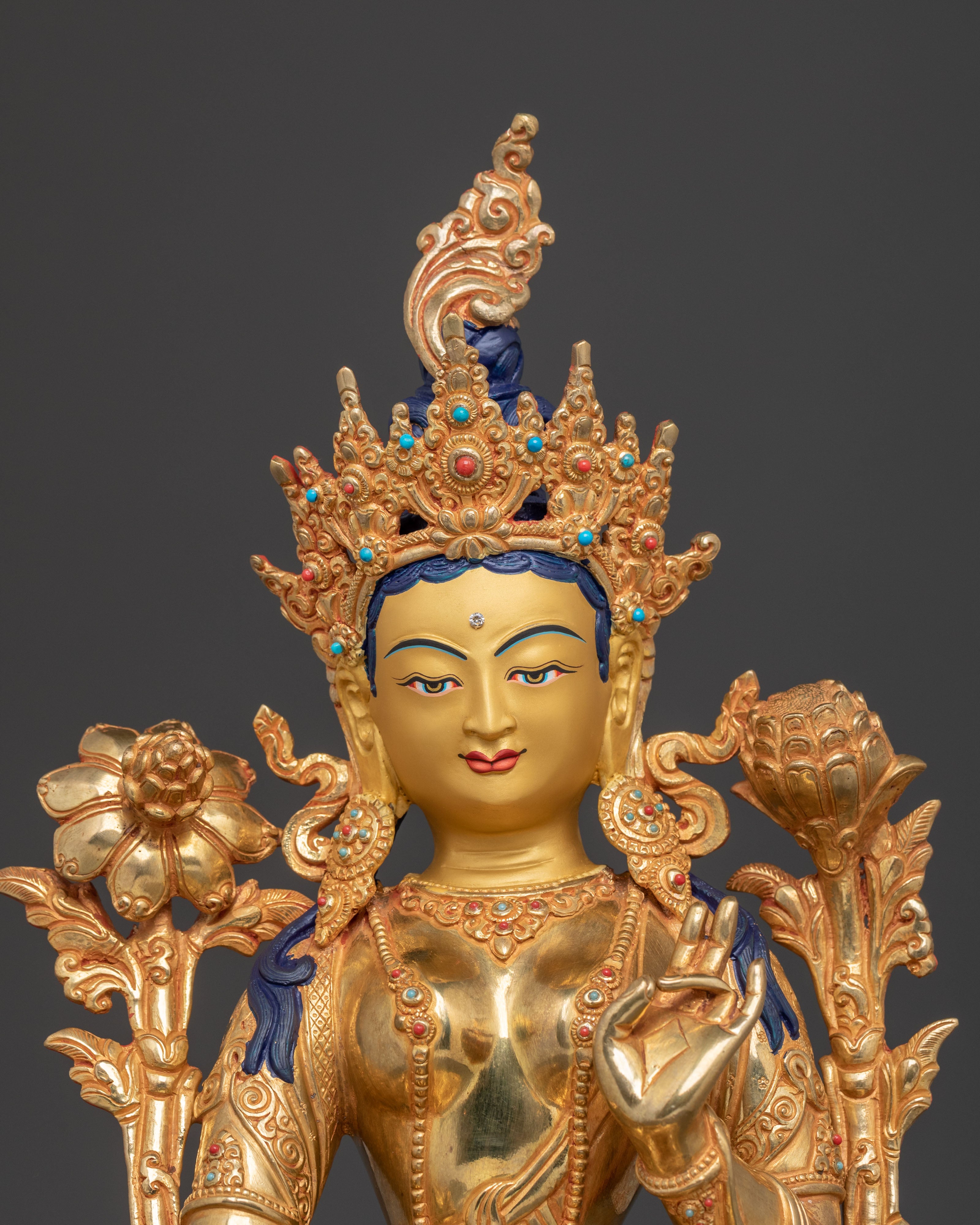 Mother of Compassion Green Tara Statue