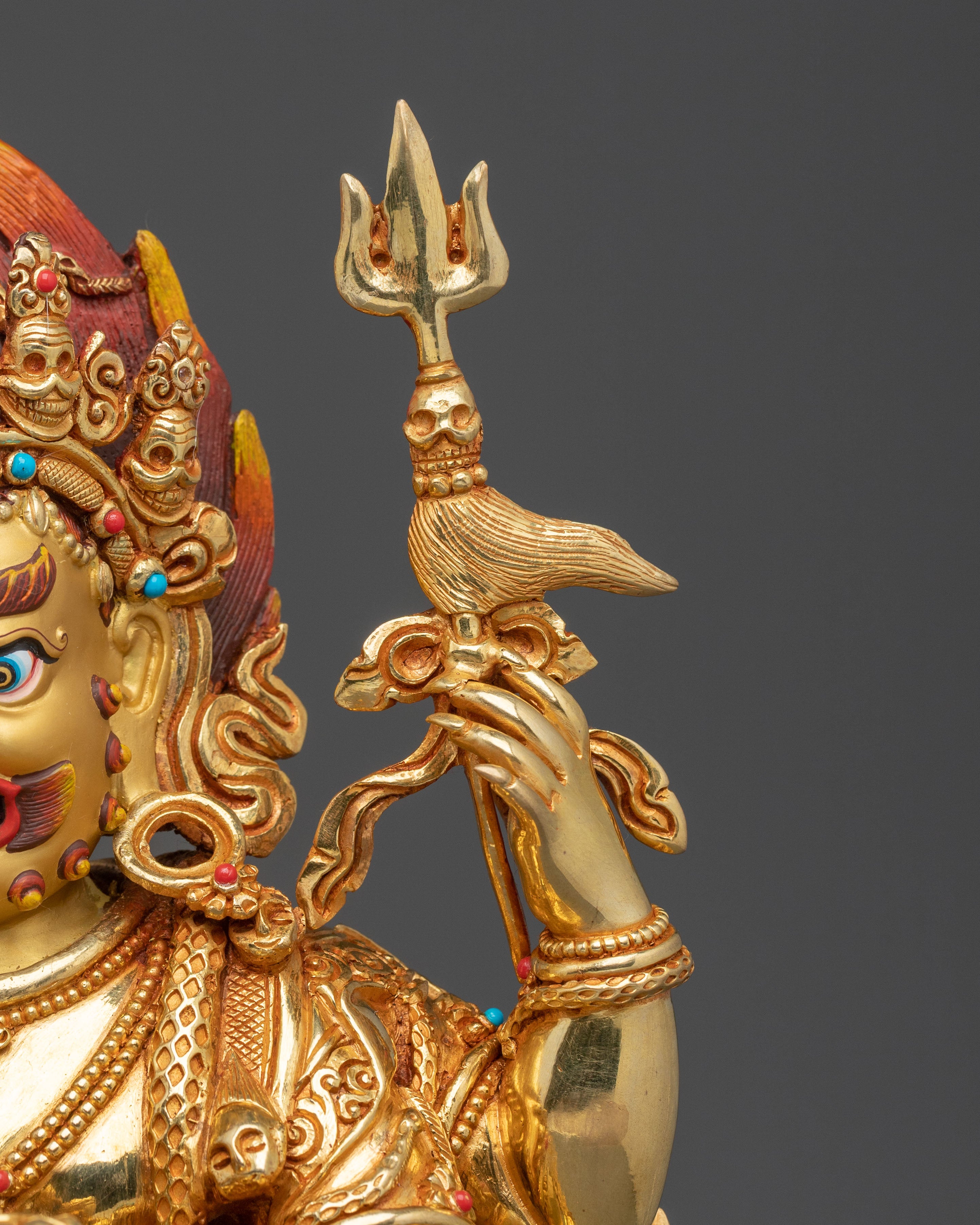 Chaturbhuja Mahakala Statue | Tibetan Buddhist Protector