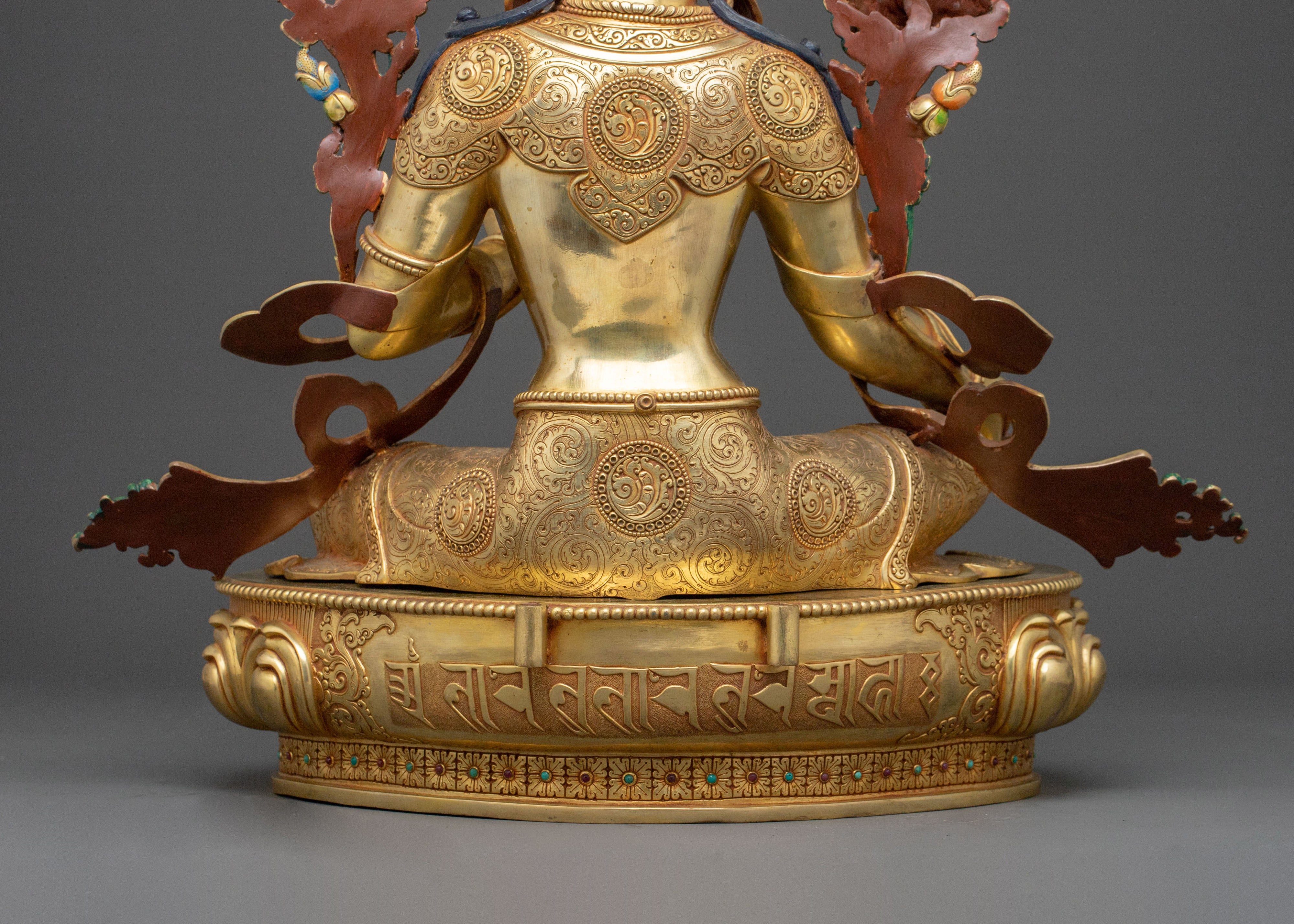 Mother Green Tara Statue | Savior from Suffering