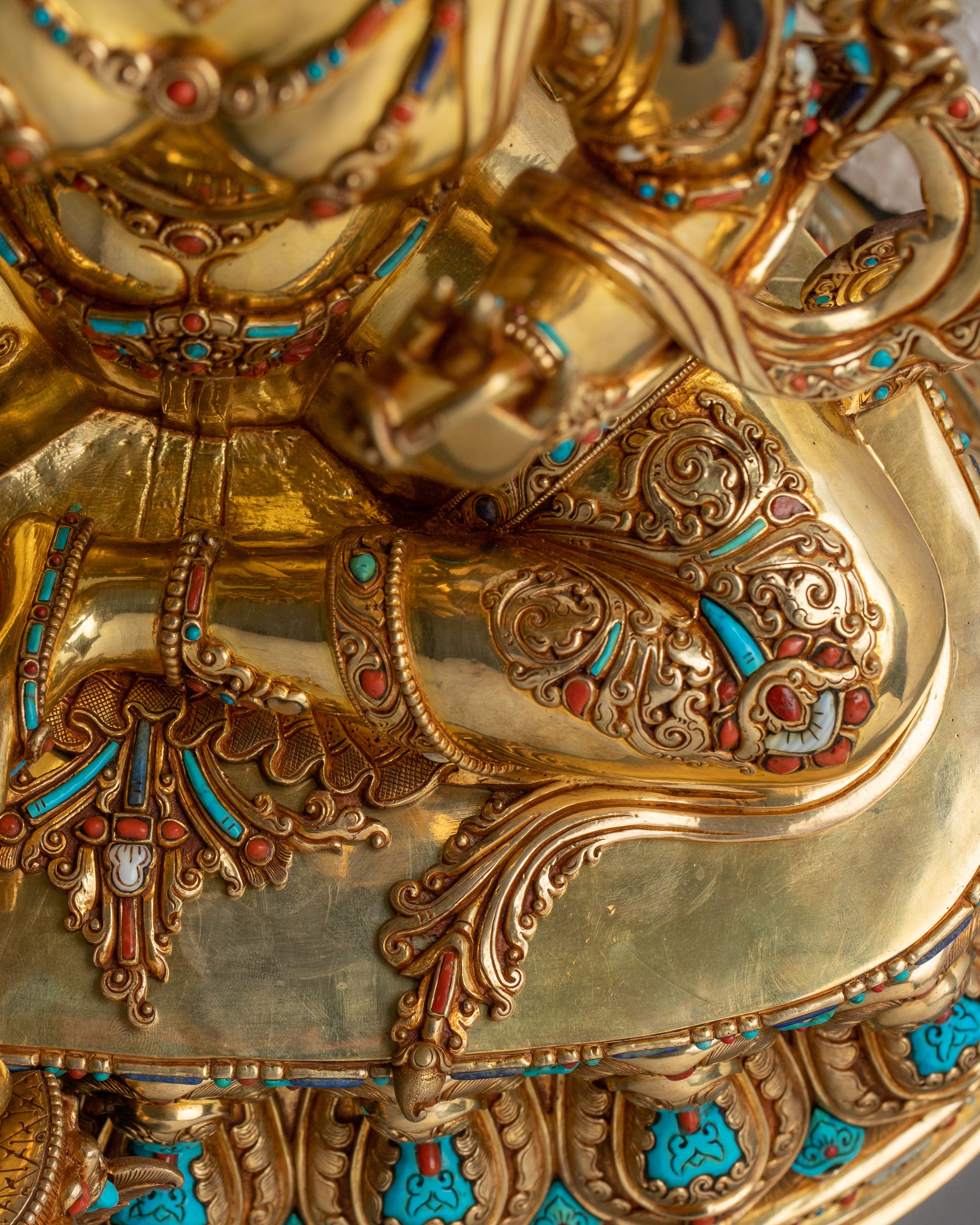 Green Tara Spiritual Statue | Tibetan Buddhist Goddess