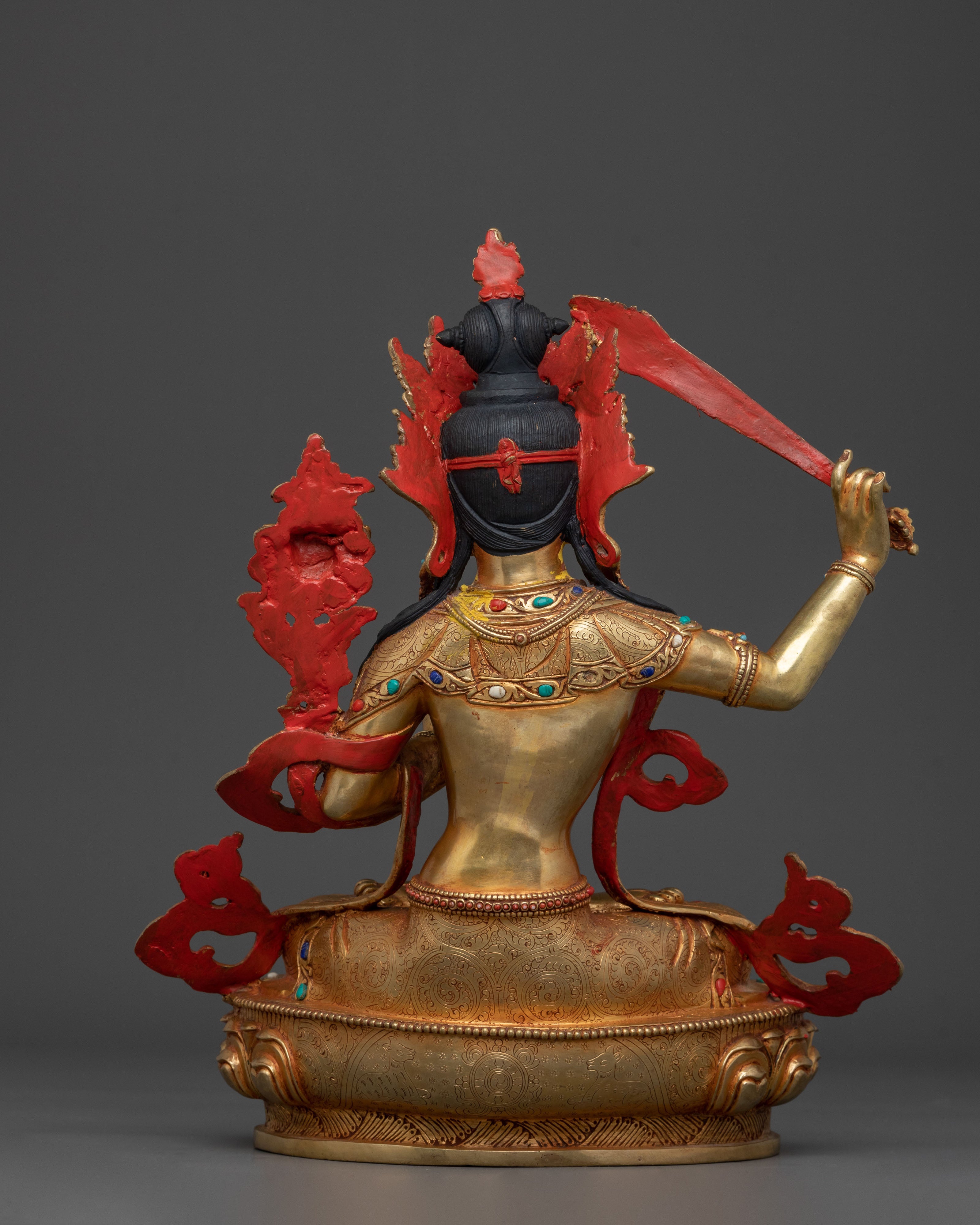 Manjushri Statue | Tibetan Wisdom Figurine