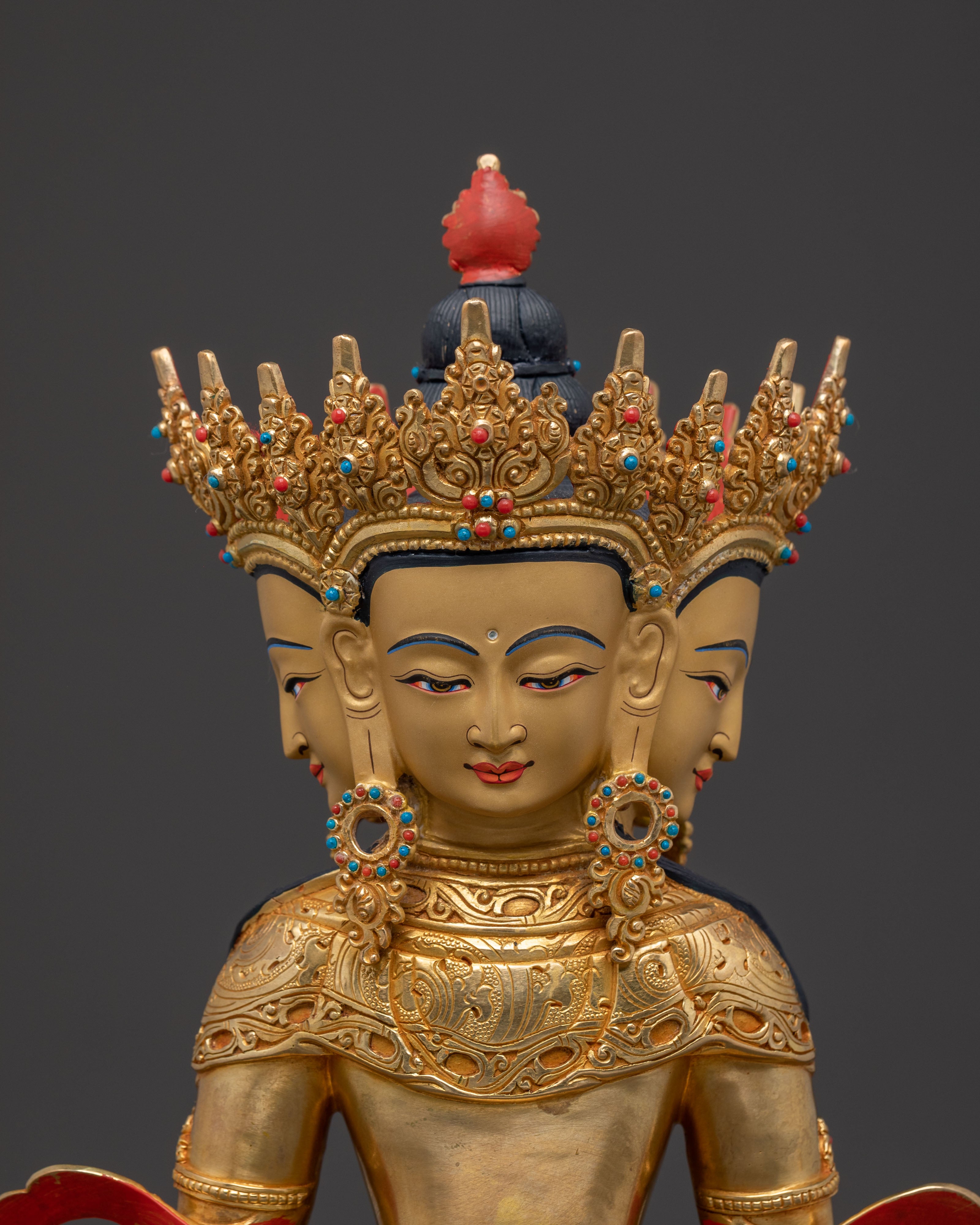Cosmic Buddha Vairocana Sacred Statue for Altar