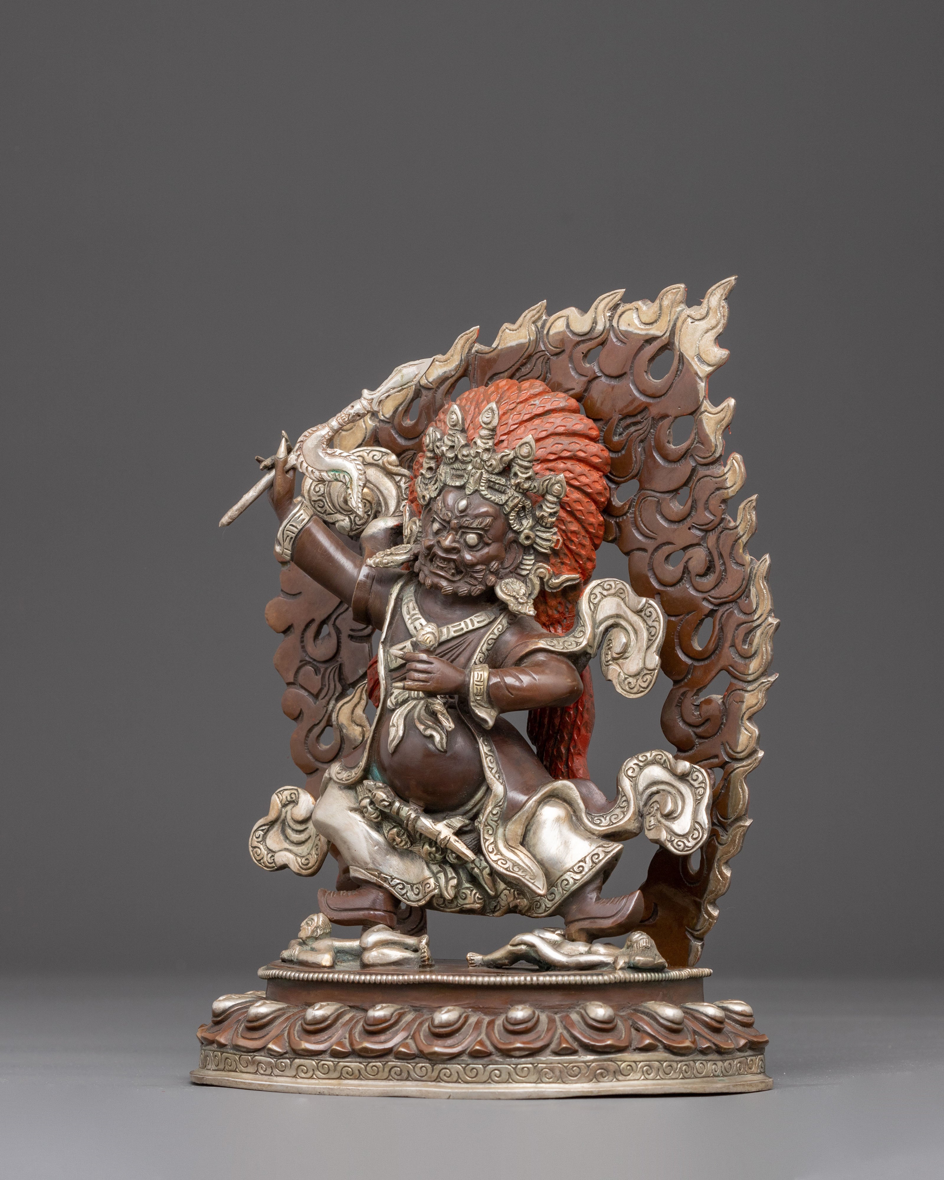 Handmade Naga Mahakala Statue | Wrathful Protector Deity