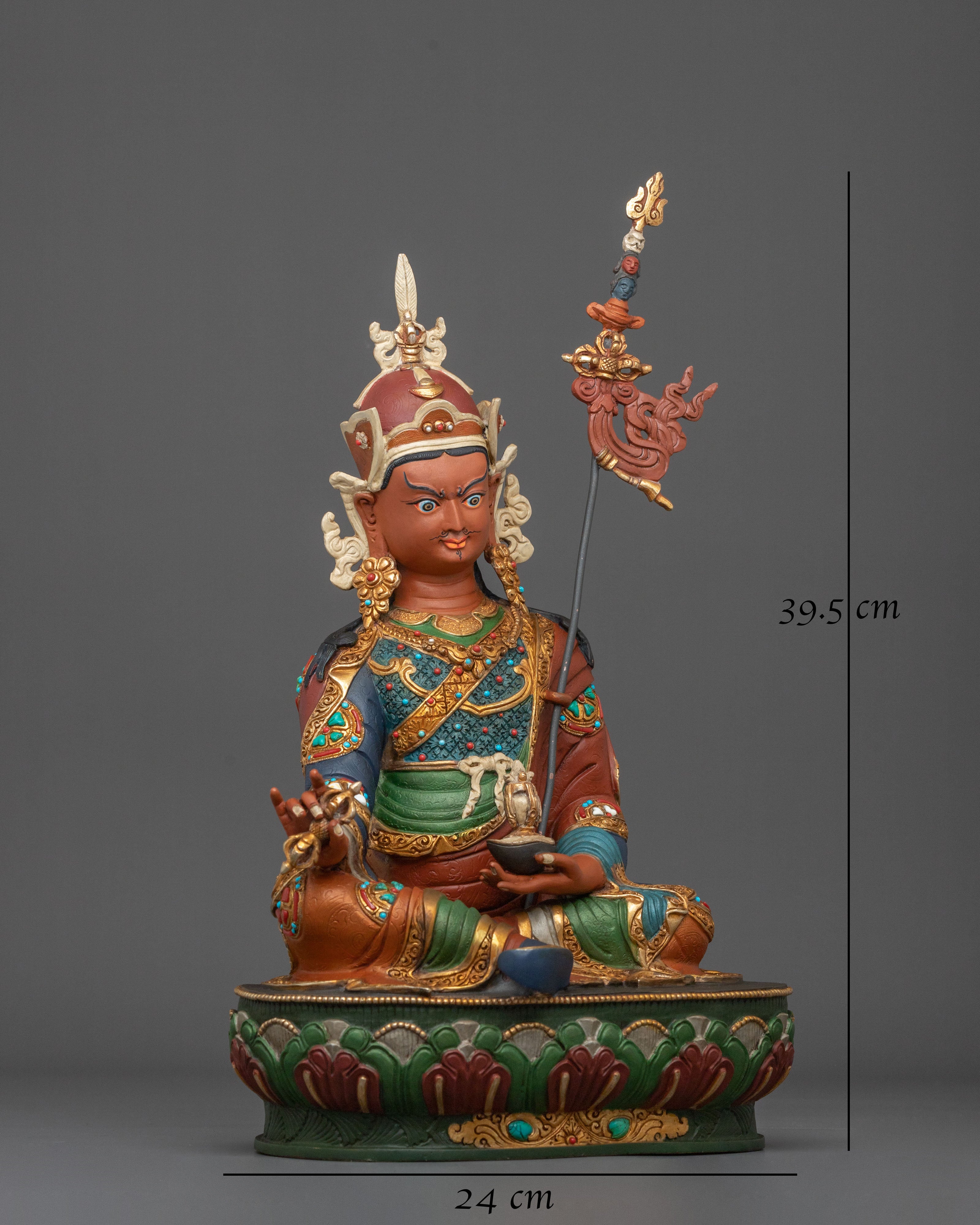 Traditional Guru Rinpoche Statue | Himalayan Artwork