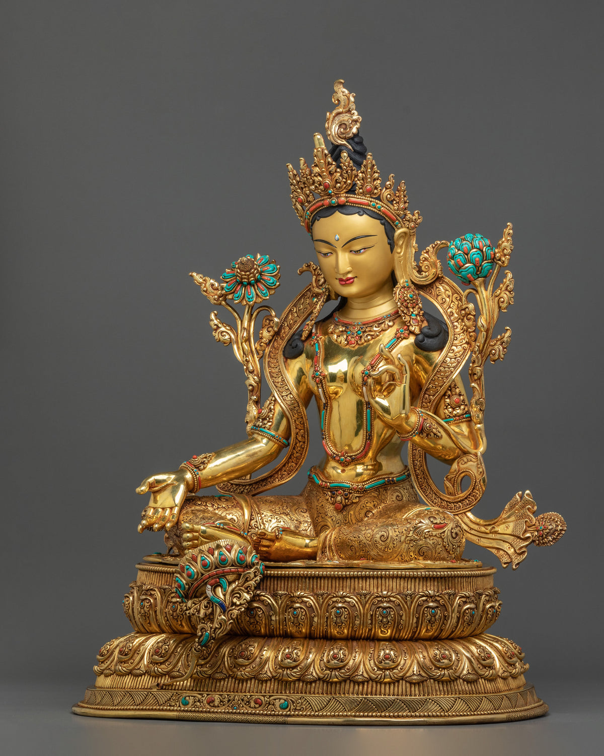 Green Tara Statue | Symbol of Protection