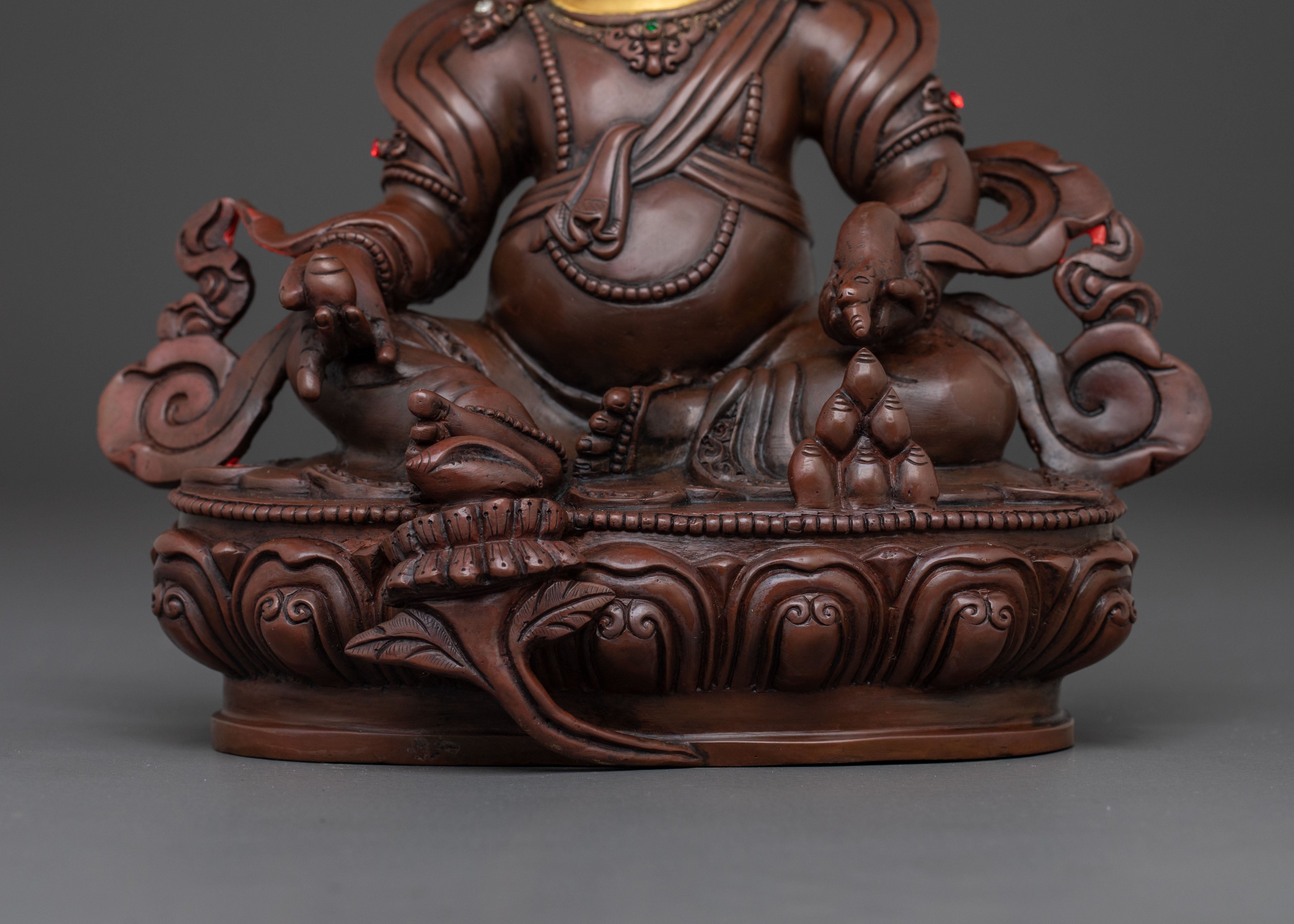 Dzambhala Sacred Statue of Prosperity | Wealth Deity of Abundance and Fortune
