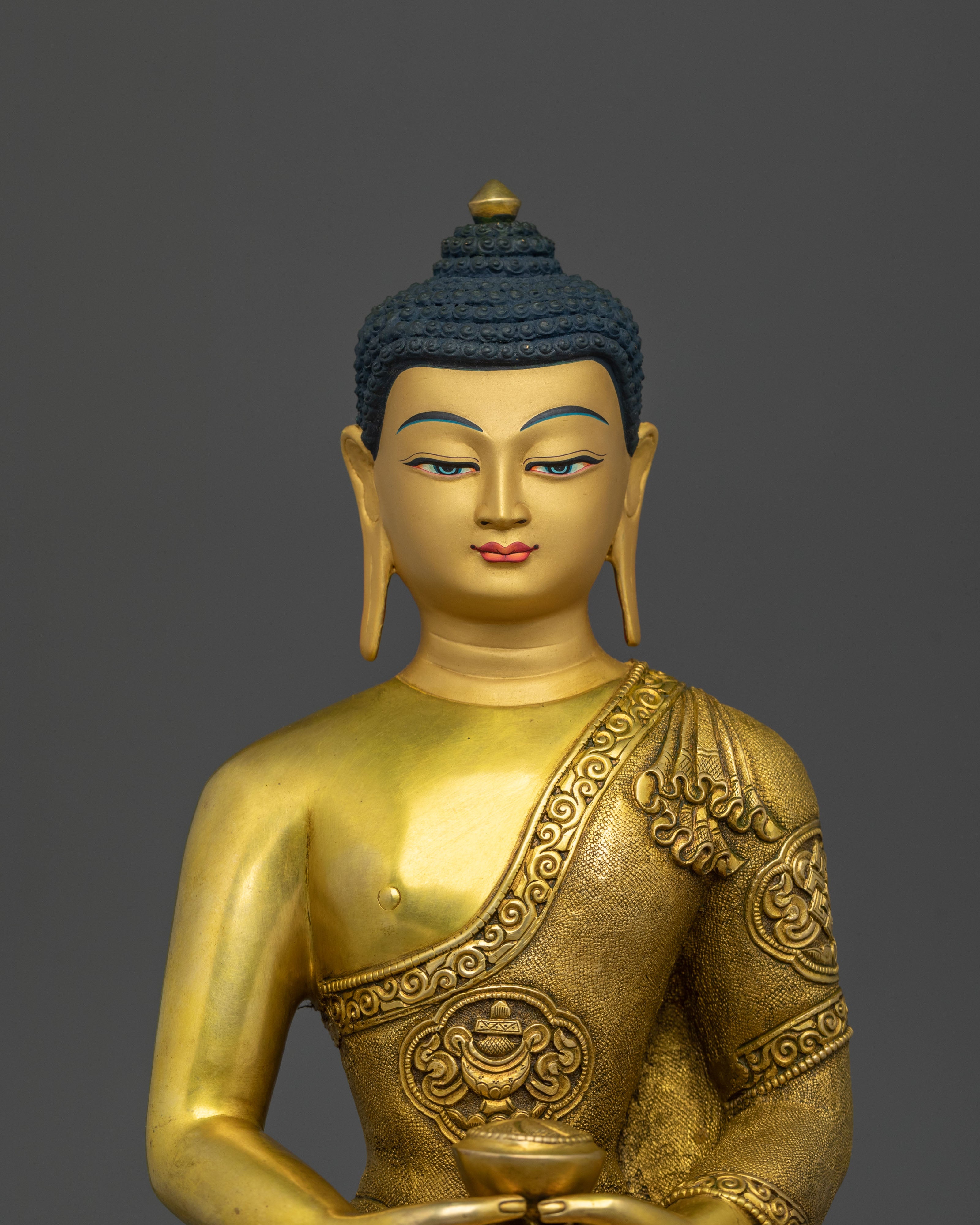 Handmade Amitabha Buddha Pure Land Sculpture